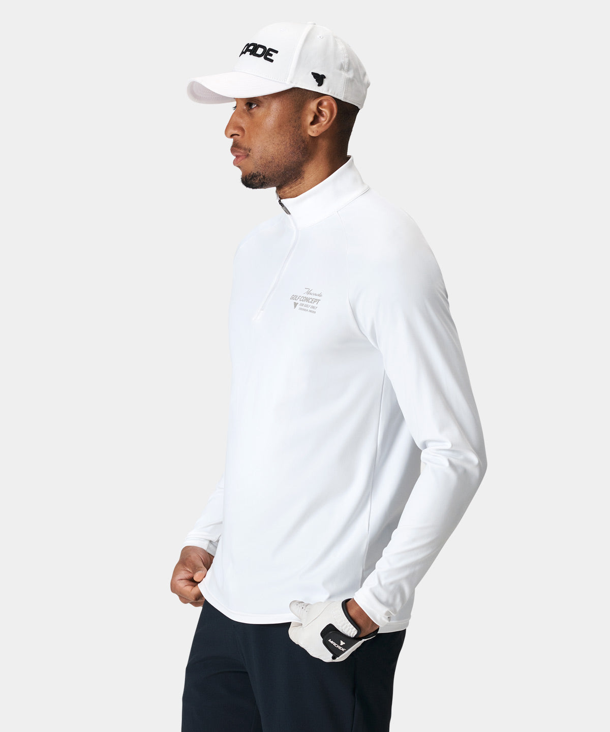 White Tour Quarter Zip