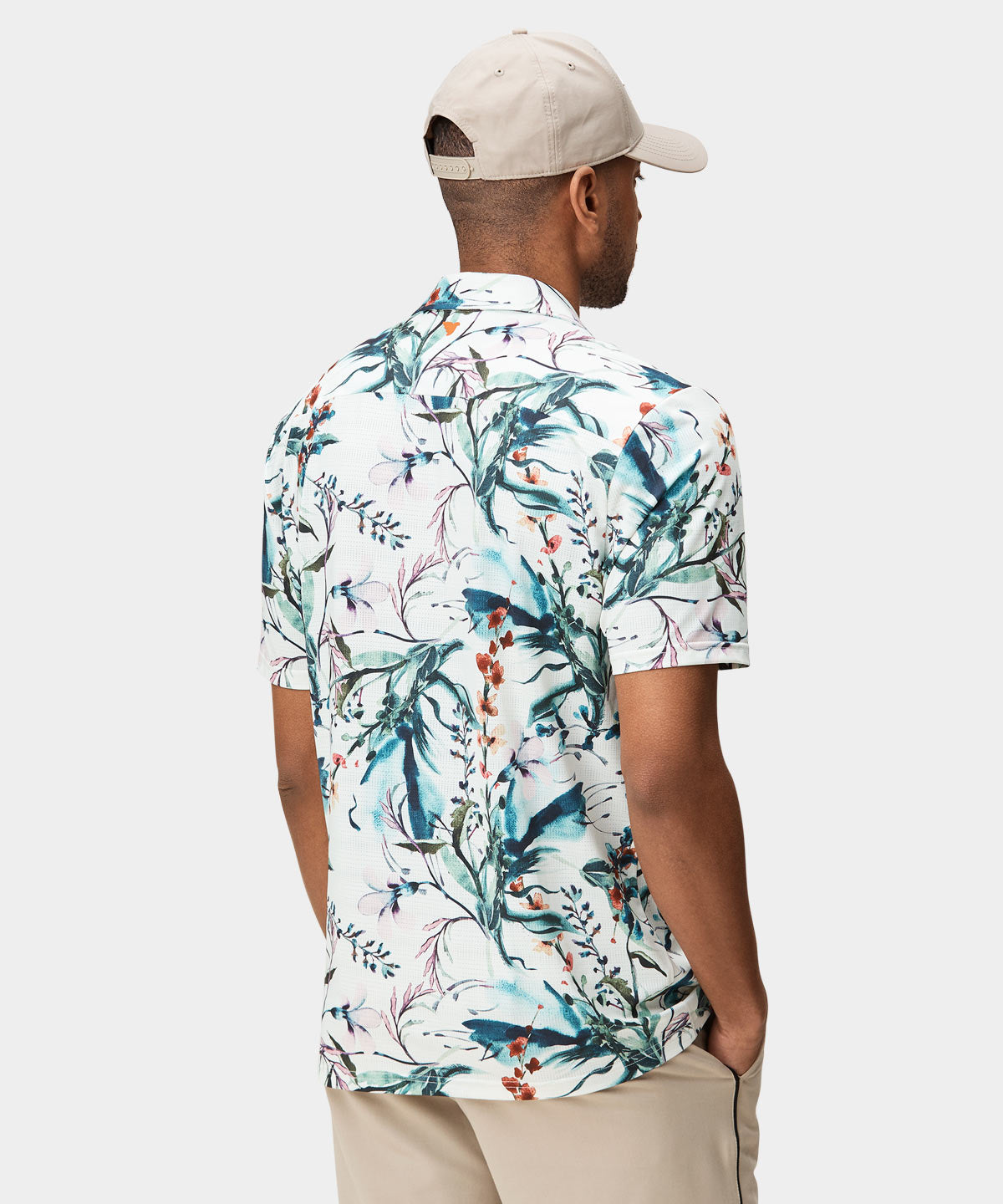 Badlands Floral Camp Shirt Macade Golf