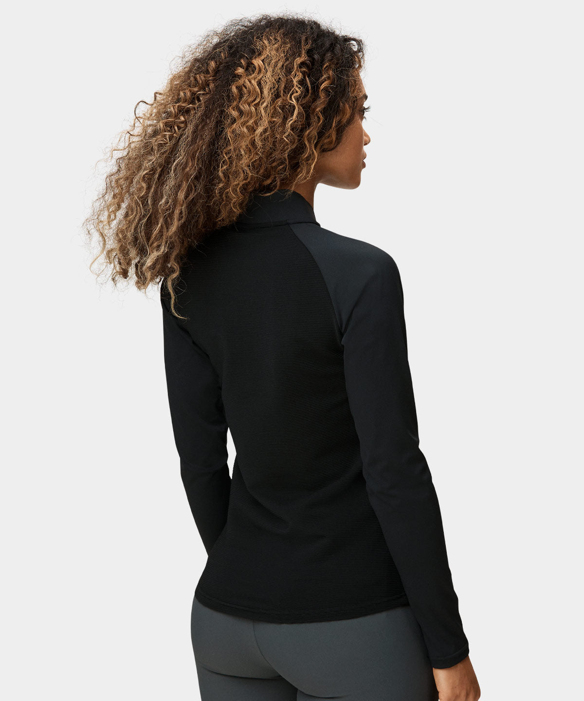 Jade Black Tech Bomber Zip Macade Golf