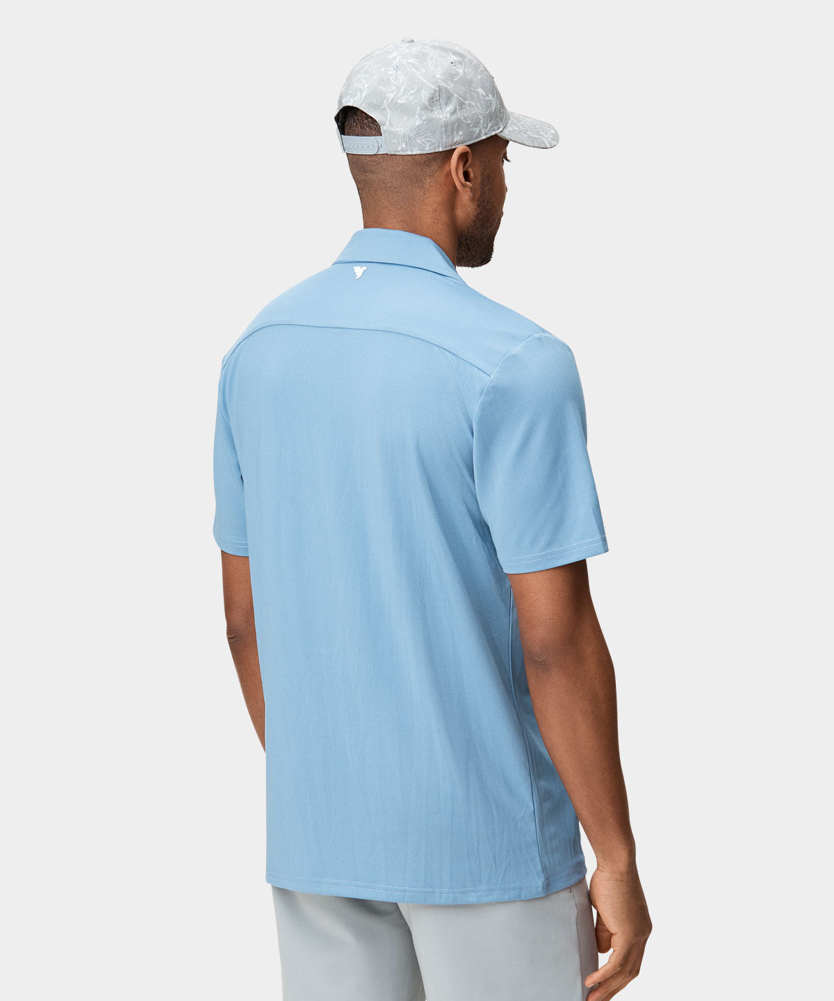 Koi Blue Camp Collar Shirt Macade Golf