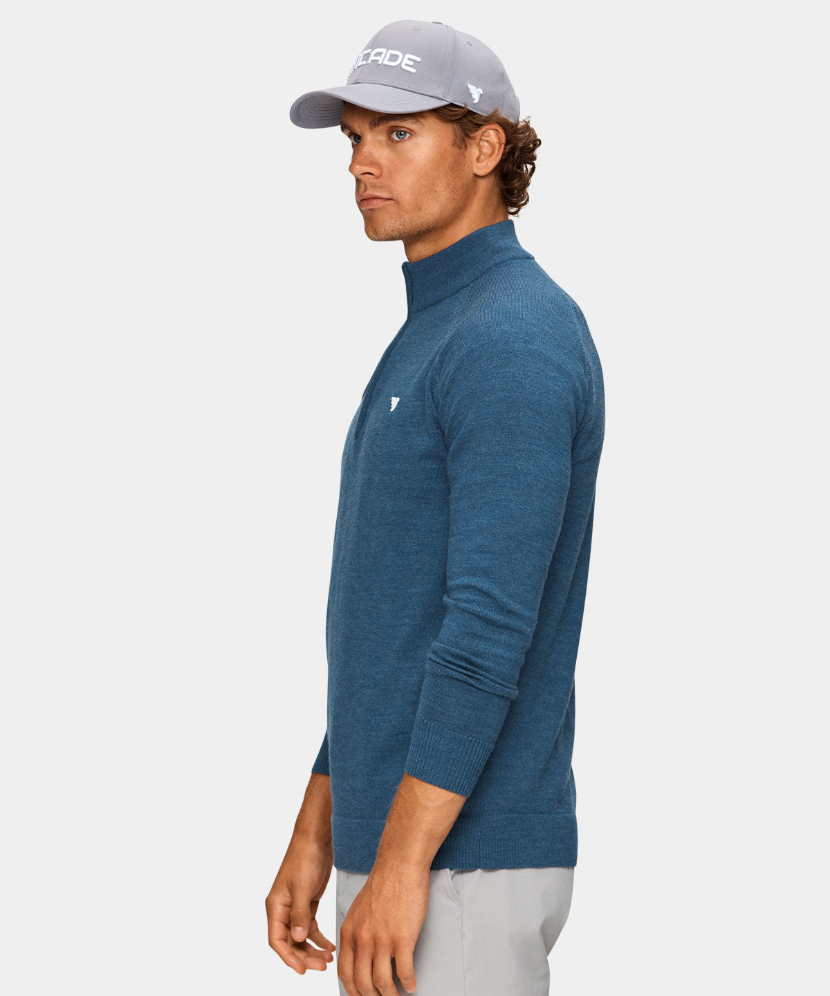Spruce Merino TX Quarter Zip Macade Golf