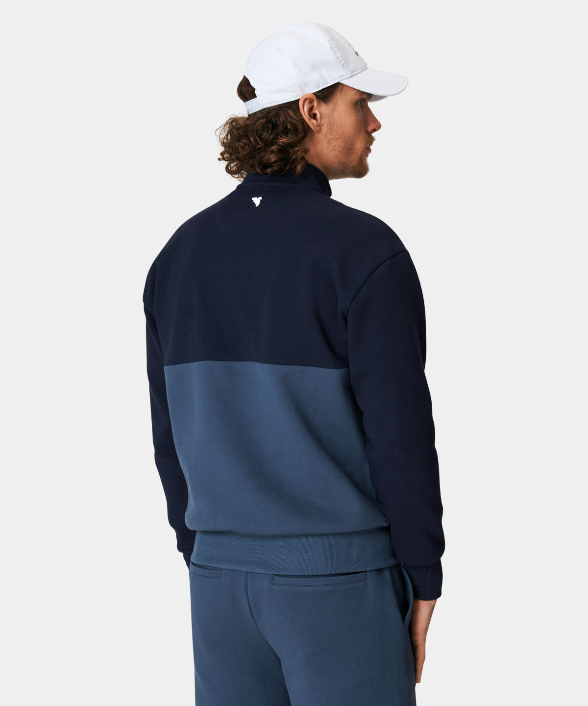 Stone Range Block Zip Sweater
