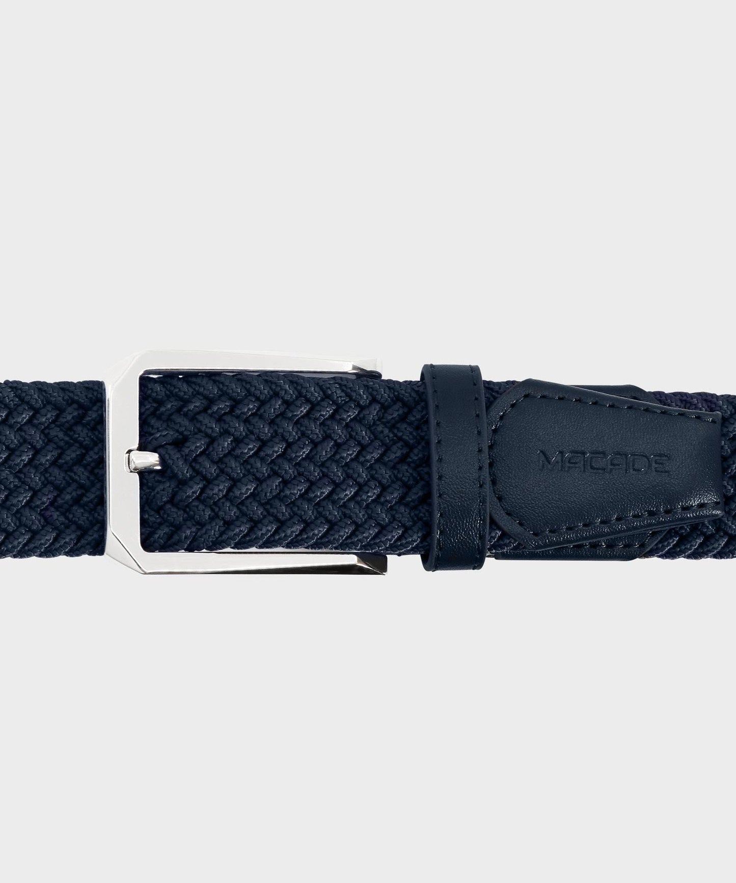 Men's Elastic Navy Belt Macade Golf