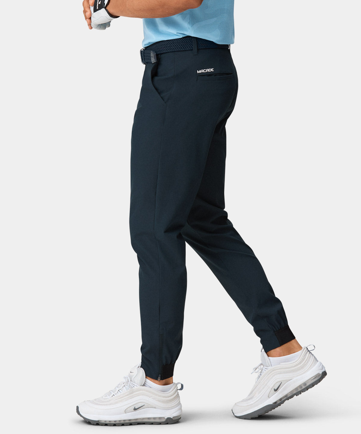 Navy Four-Way Stretch Jogger