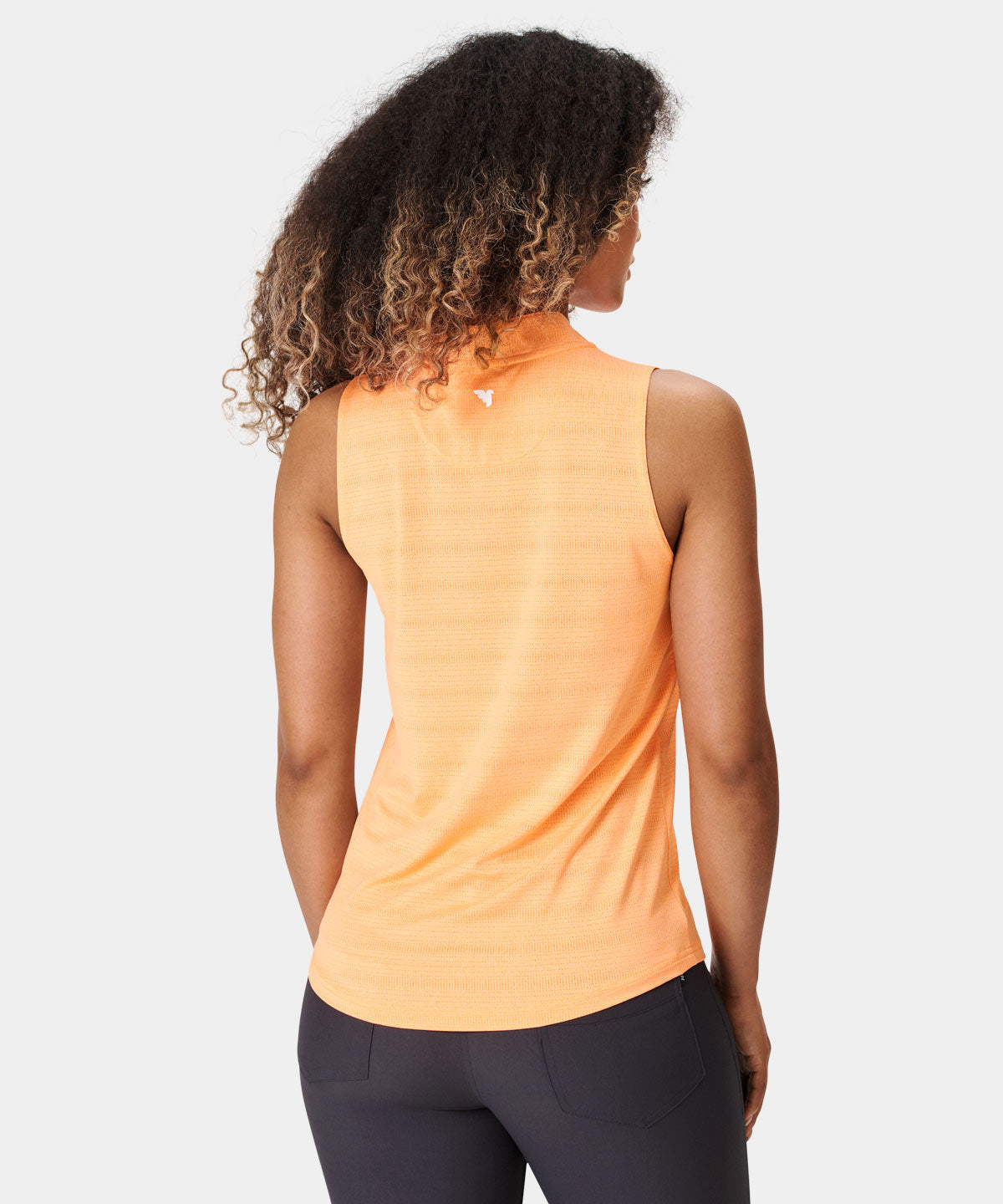 Kaia Sleeveless Orange Shirt