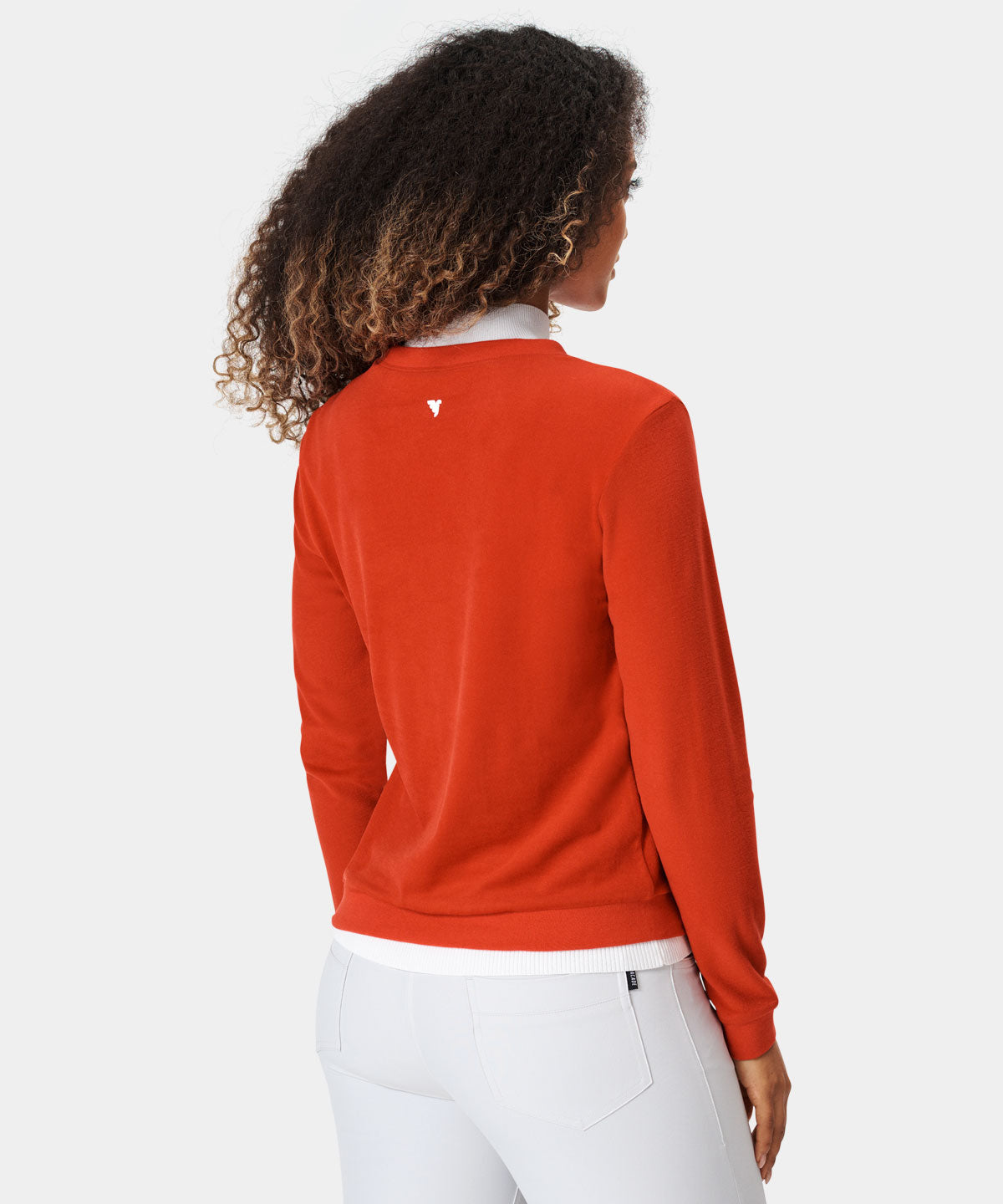 Red Brushed Tour Crewneck