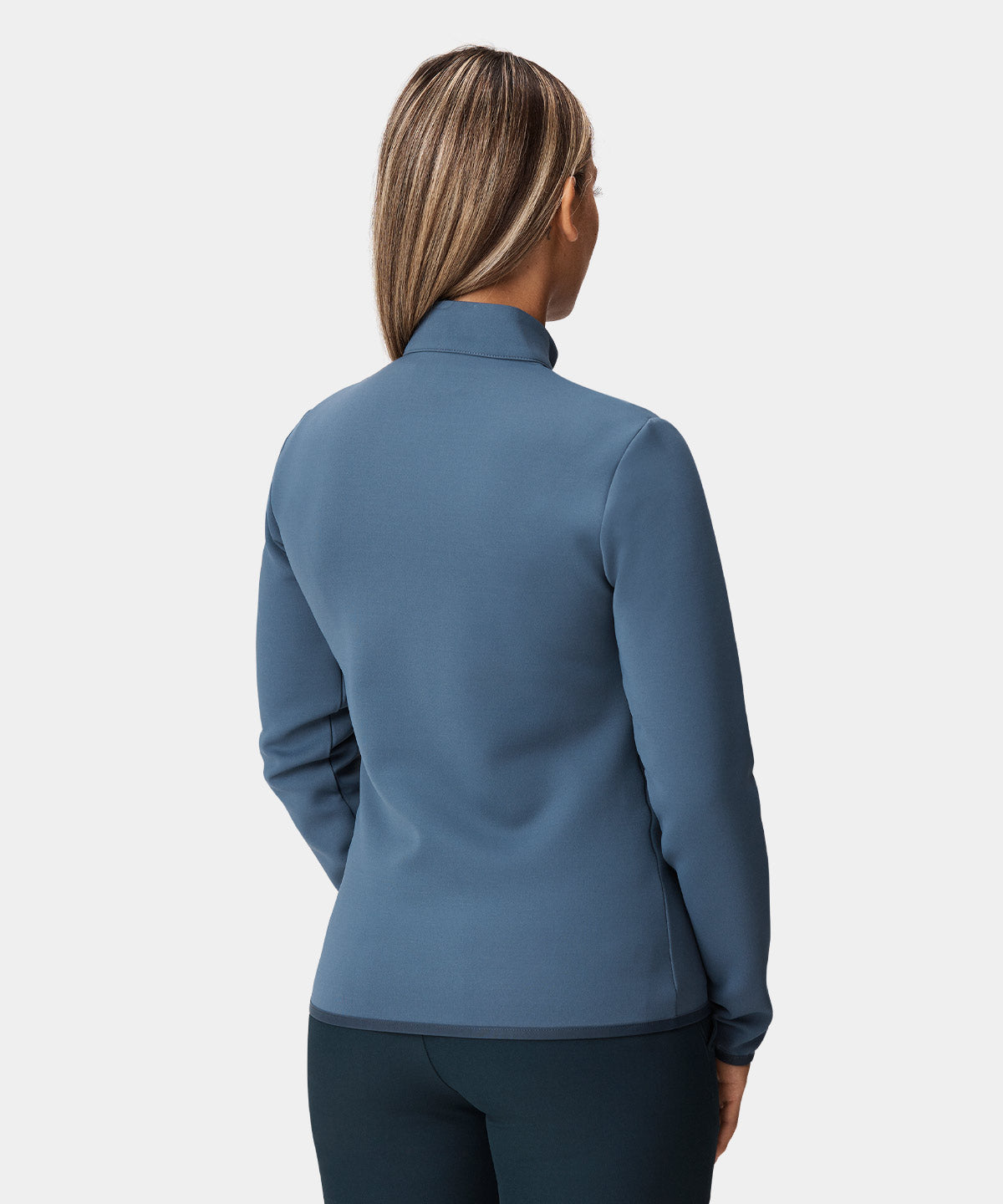 Slate Blue Therma Quarter Zip Macade Golf