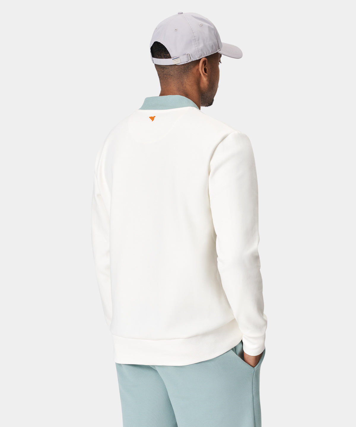 White TX Tour Bomber Sweater