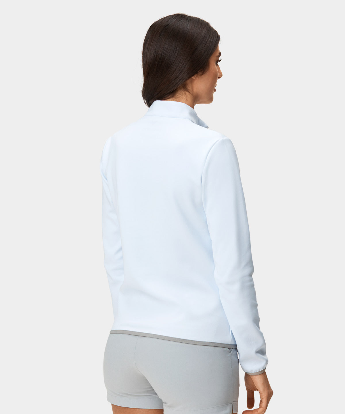 White Therma Quarter Zip Macade Golf