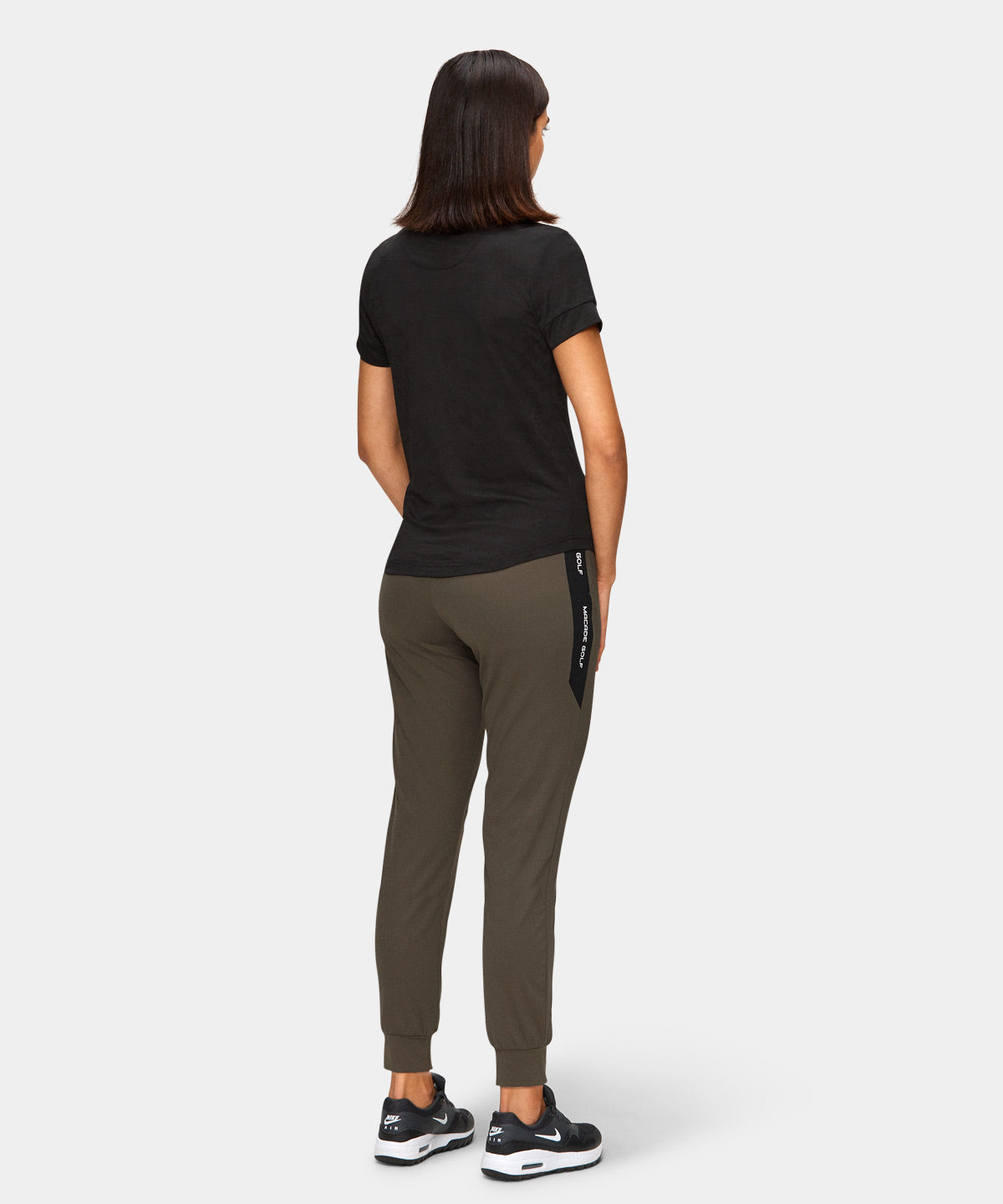 Black TX Mock Neck Shirt Macade Golf