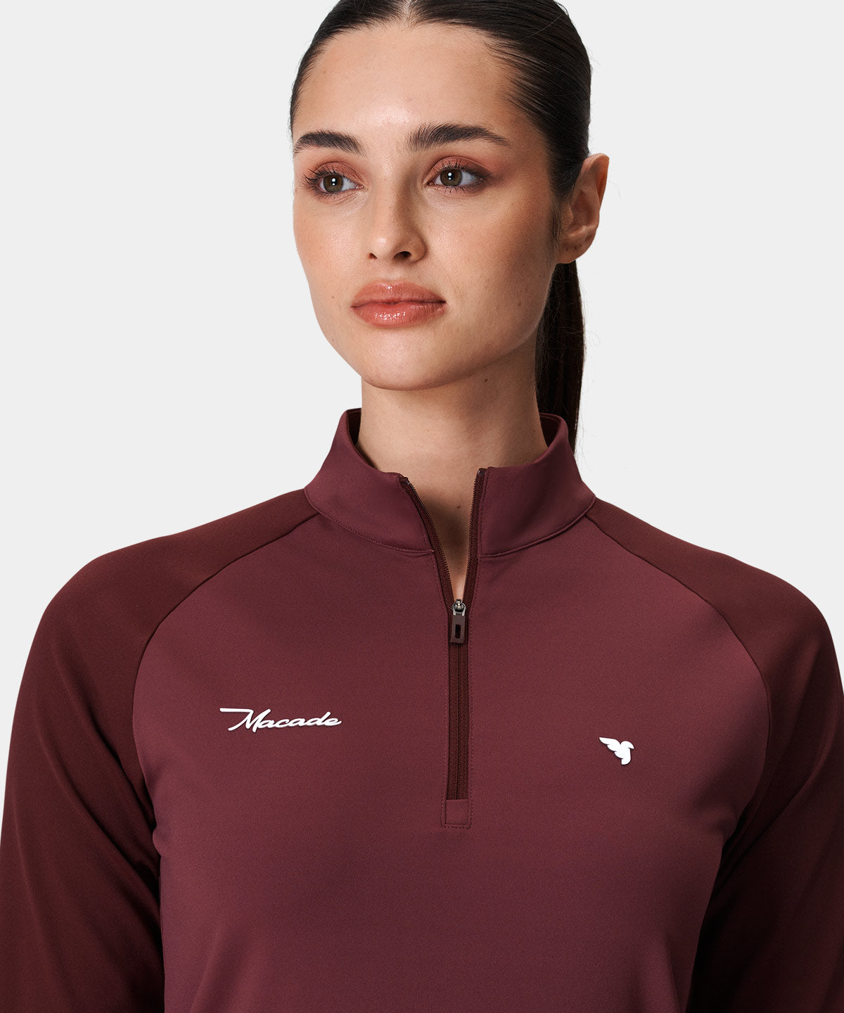 Burgundy Tour Quarter Zip