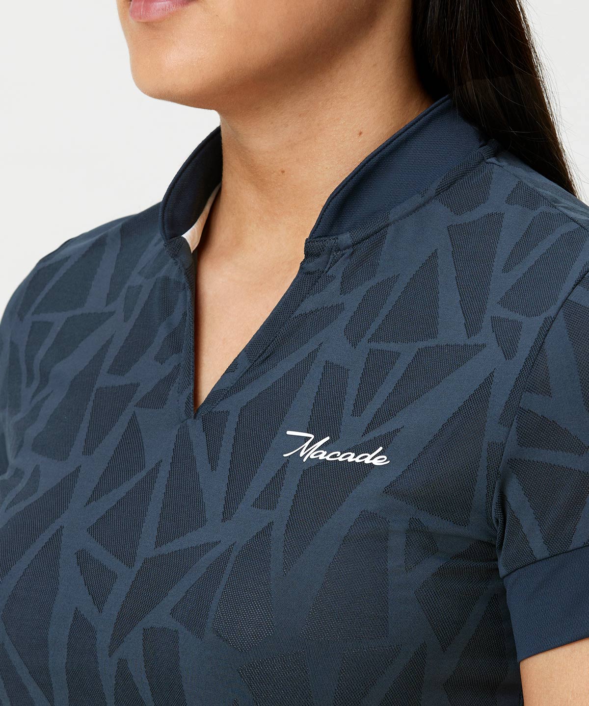 Gaia Open Pebble Shirt Macade Golf