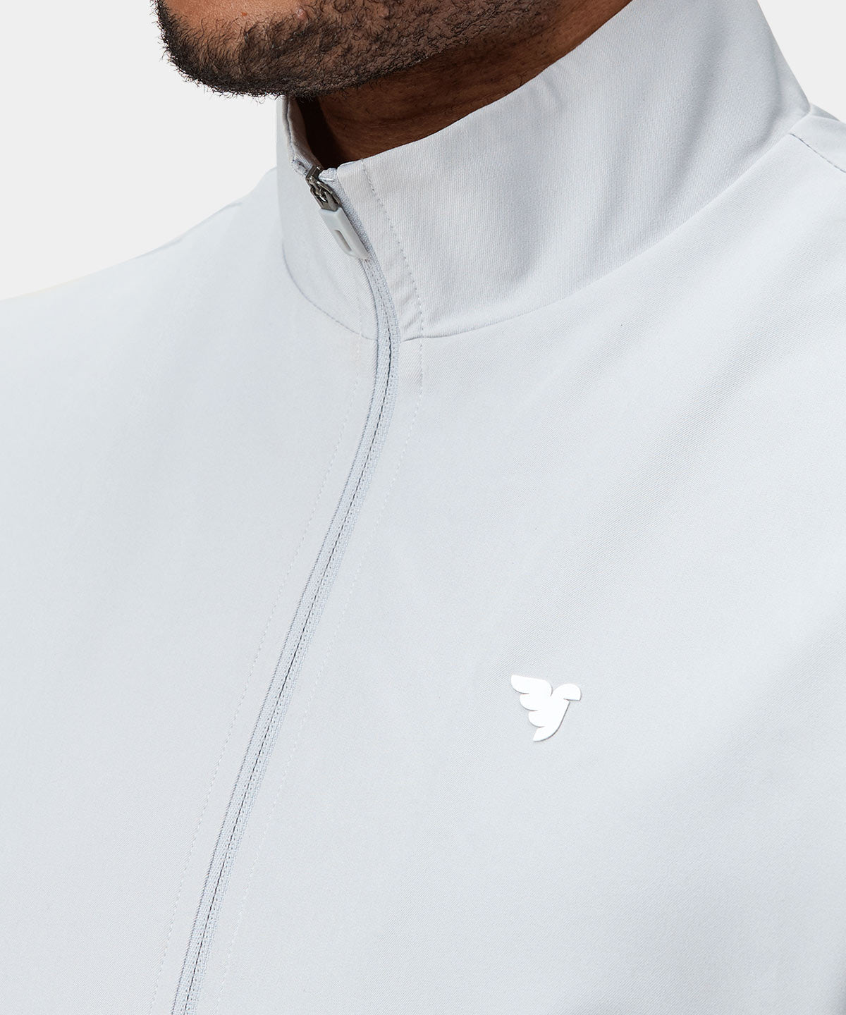 Light Grey Stretch Wind Gilet Macade Golf
