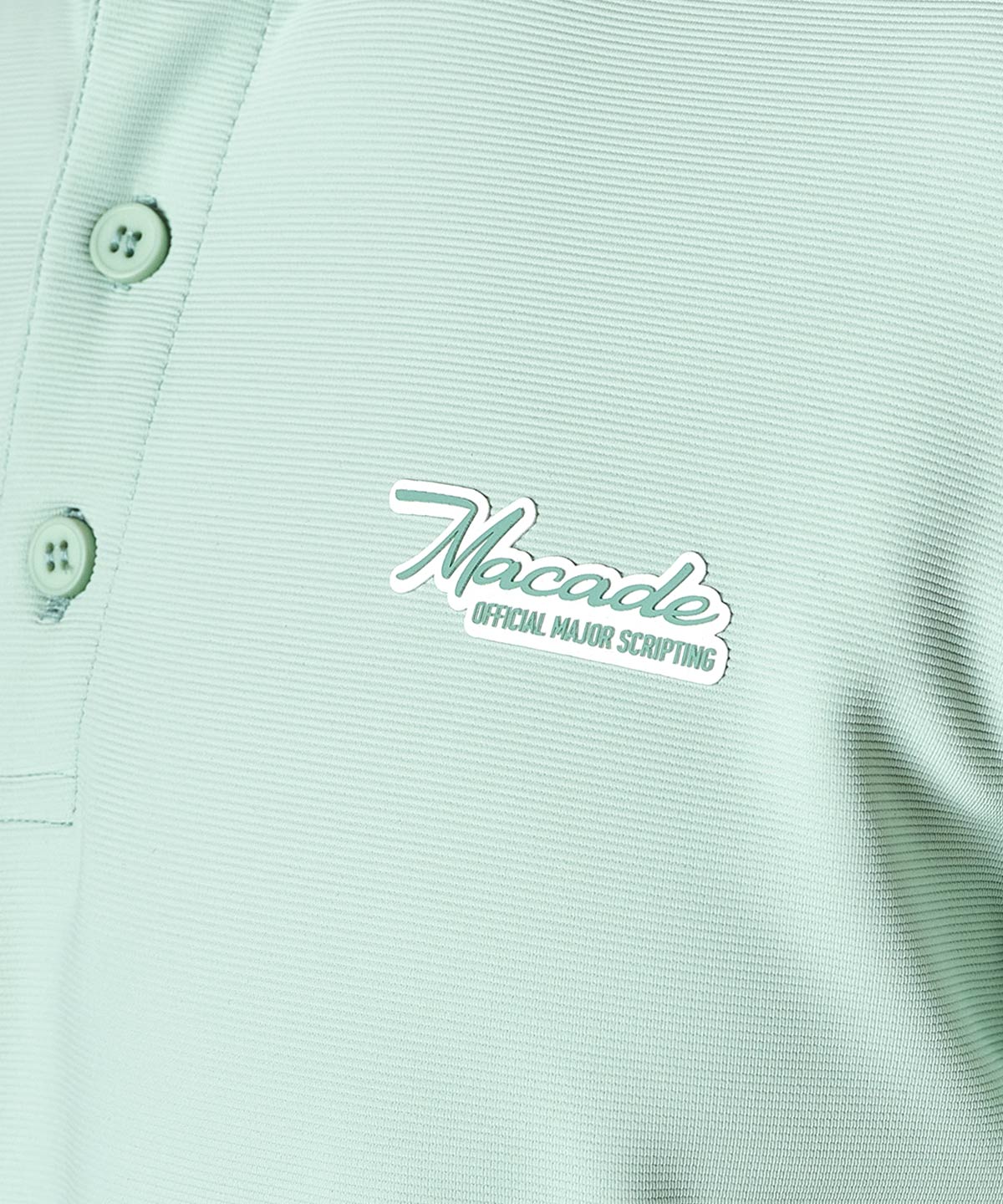 Pampas Mint Script Bomber Shirt