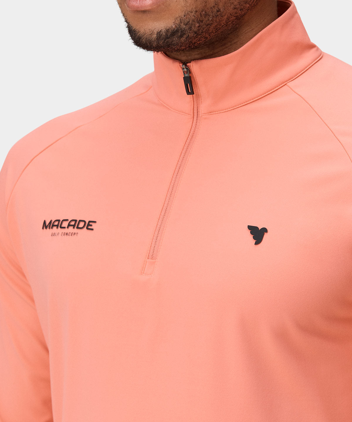 Peach Tour Quarter Zip Macade Golf