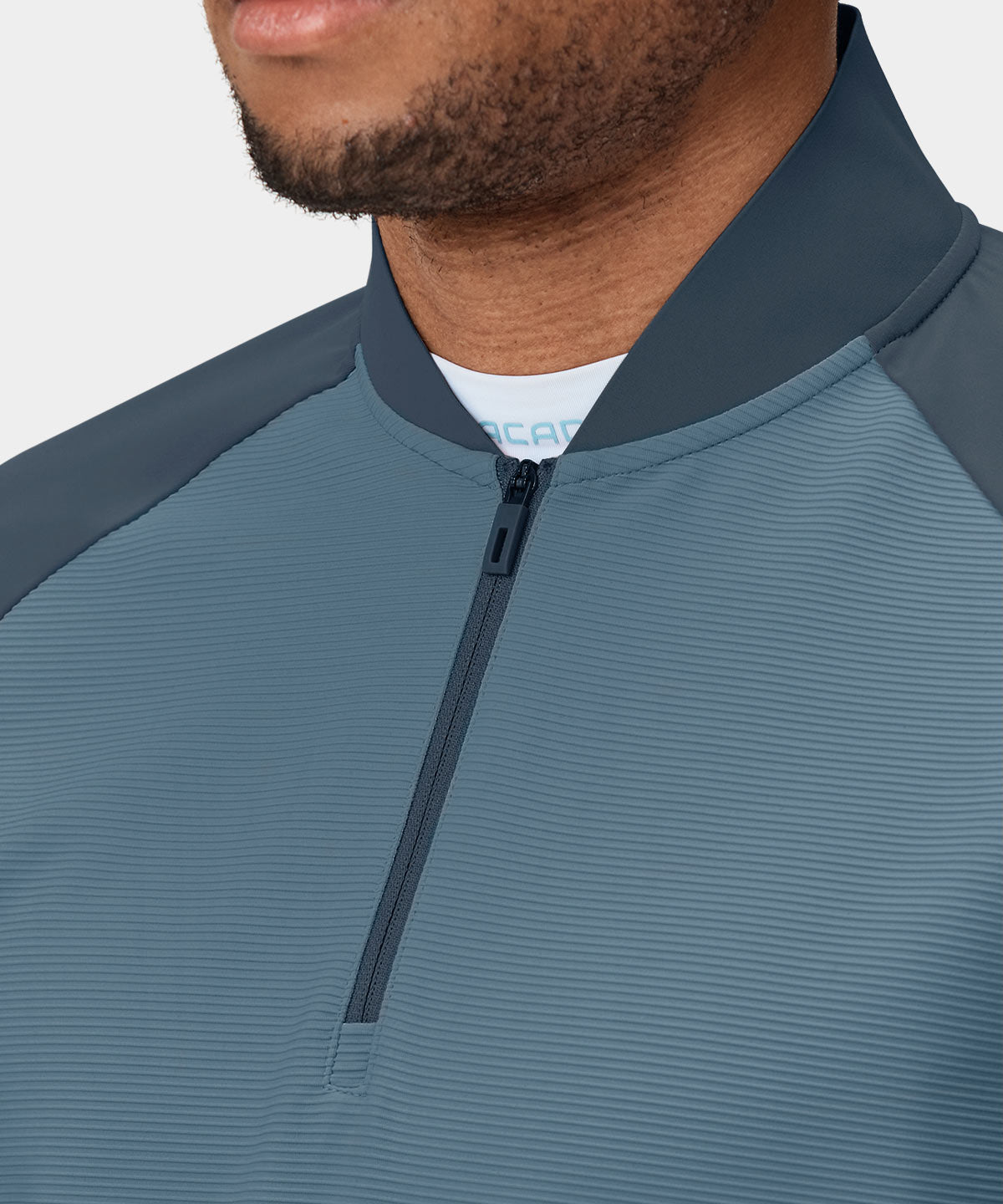 Slate Tech Bomber Zip
