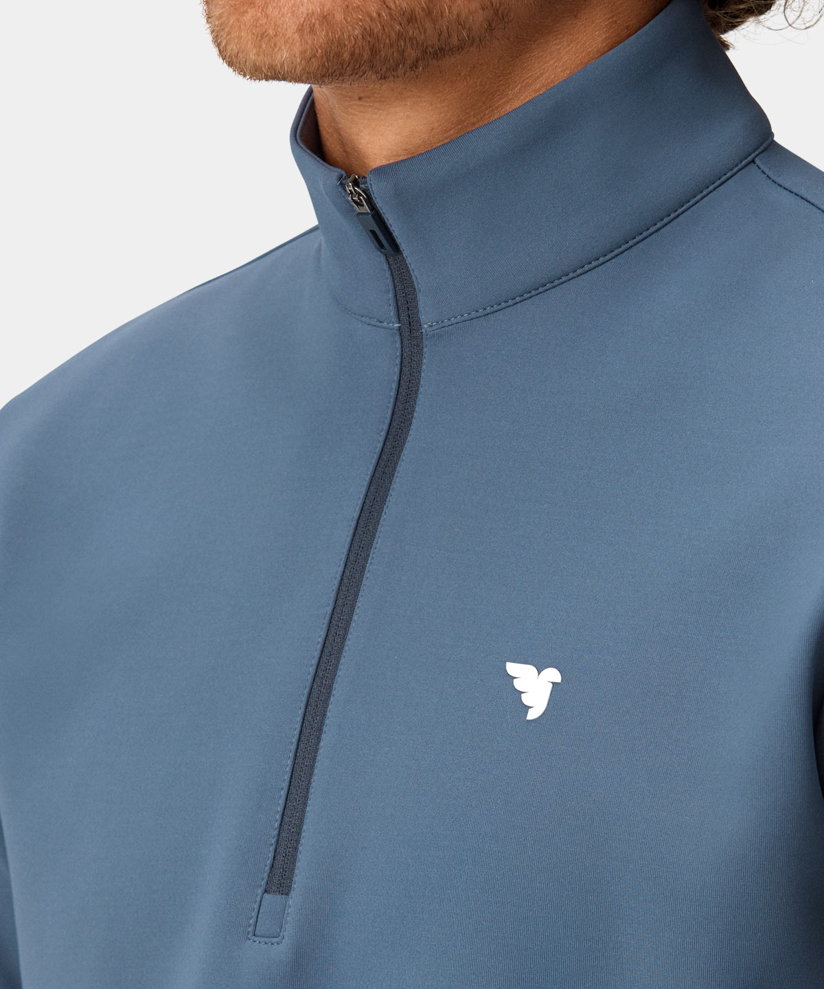Spruce Blue Therma Quarter Zip Macade Golf