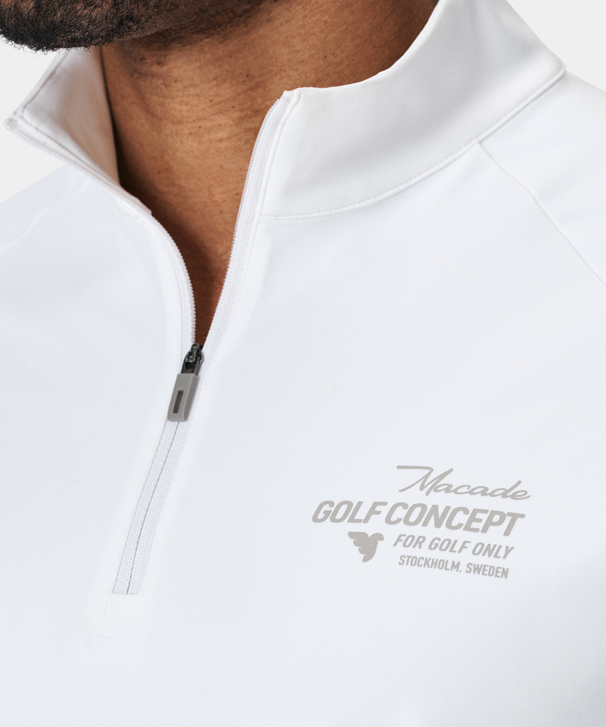 White Tour Quarter Zip