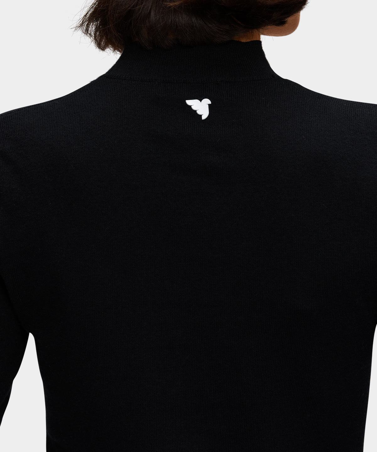 Black Tech Mock Neck Macade Golf