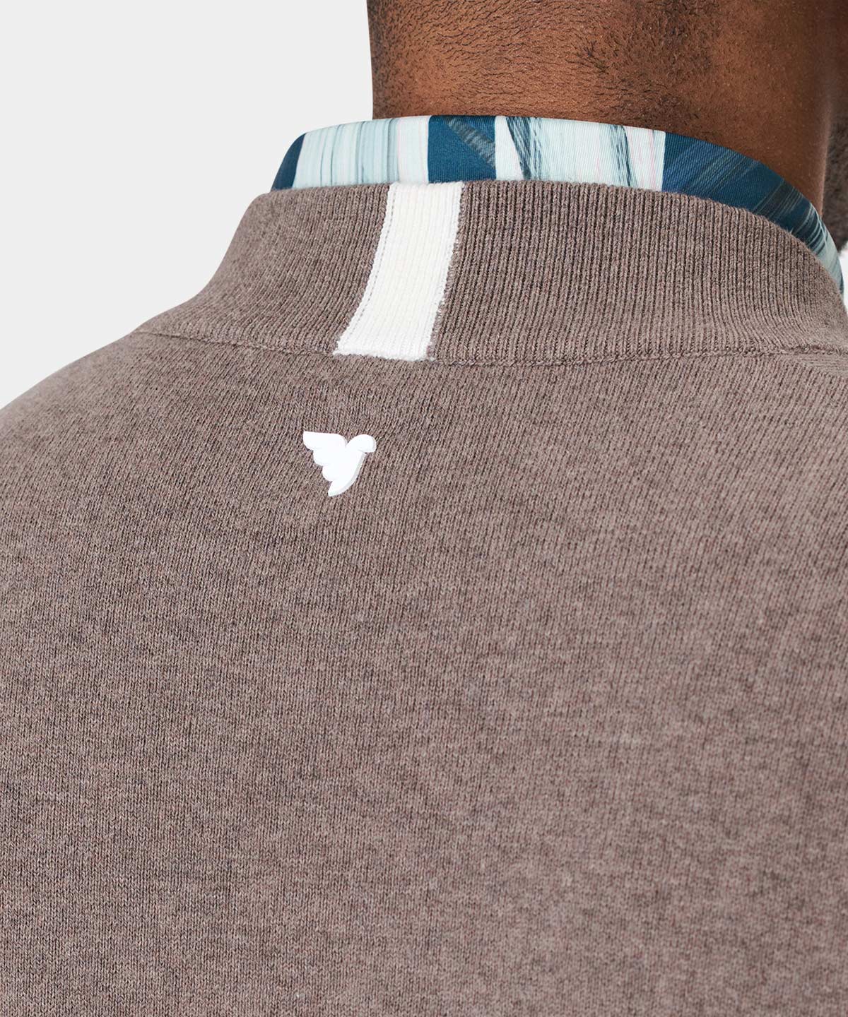 Brown Tour Bomber Sweater