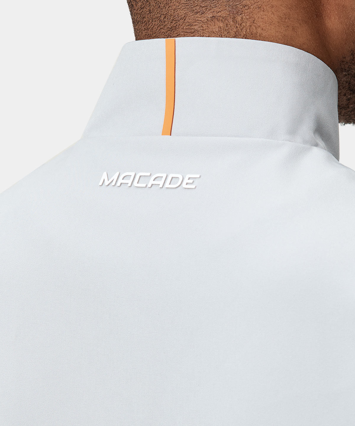 Light Grey Stretch Wind Gilet Macade Golf