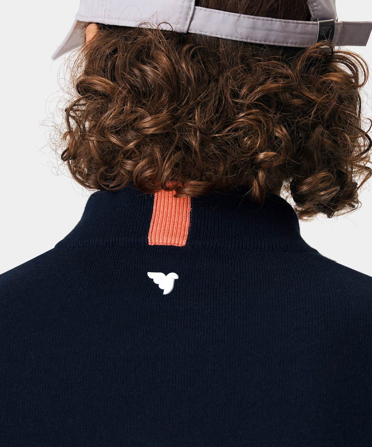Navy Tour Bomber Sweater