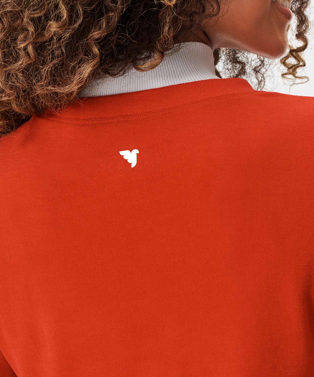 Red Brushed Tour Crewneck