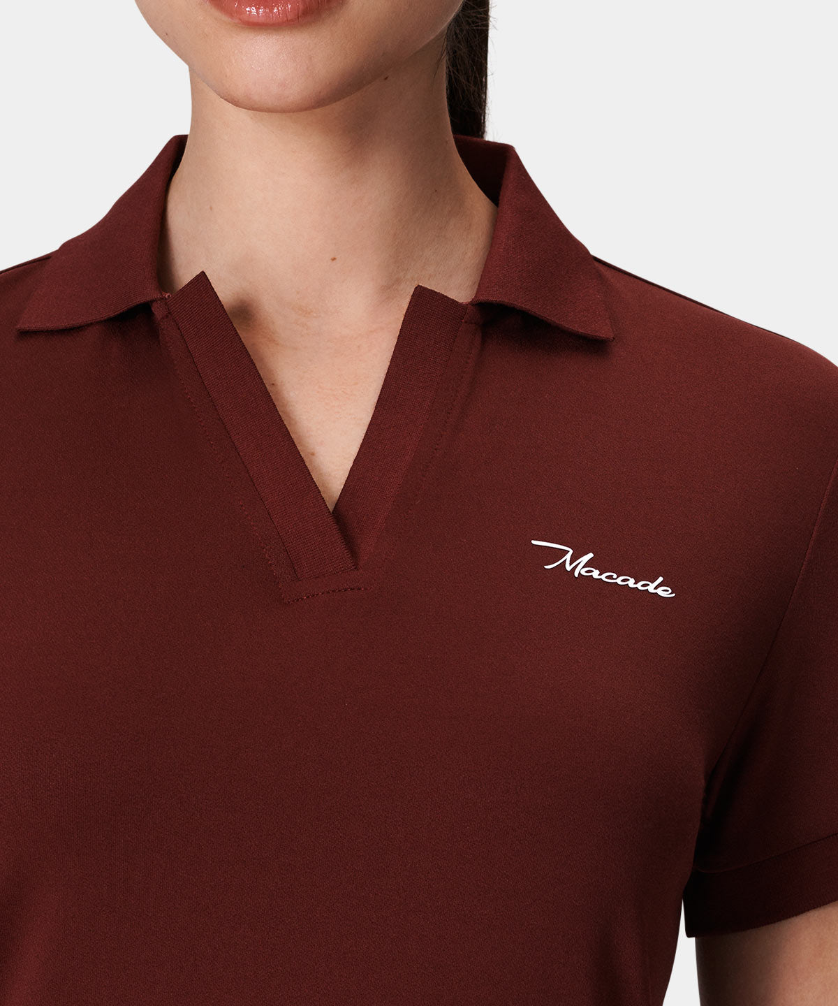 Sadie Burgundy Open Shirt
