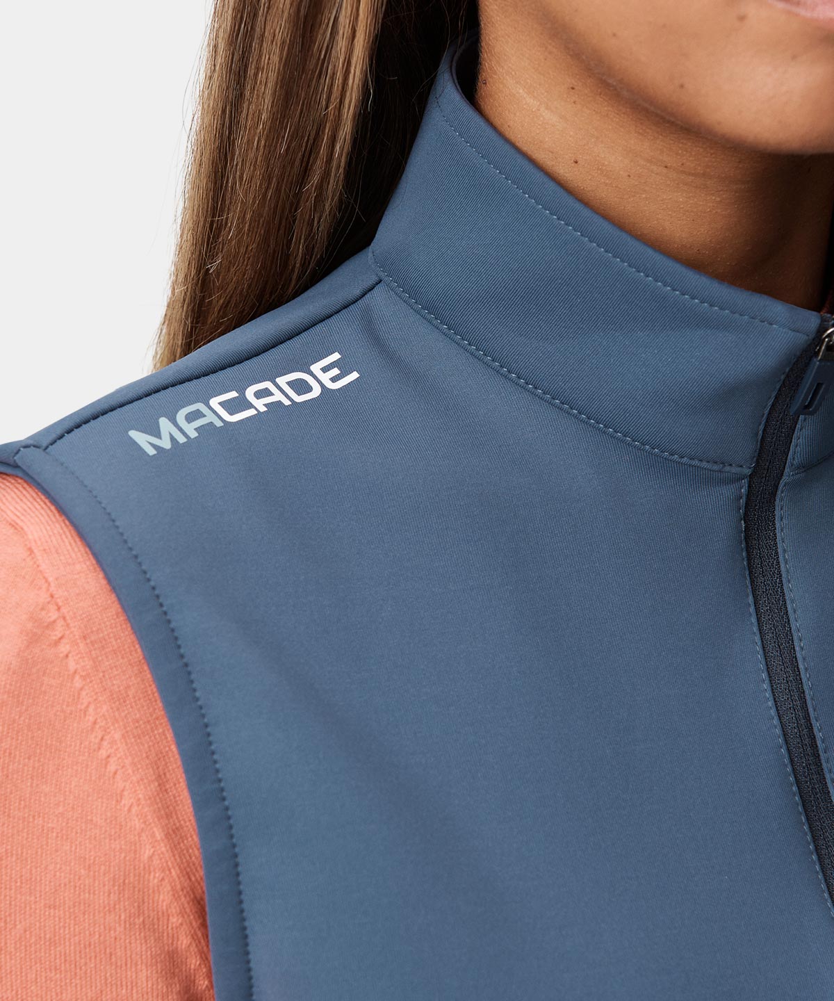 Slate Blue Therma Gilet Macade Golf