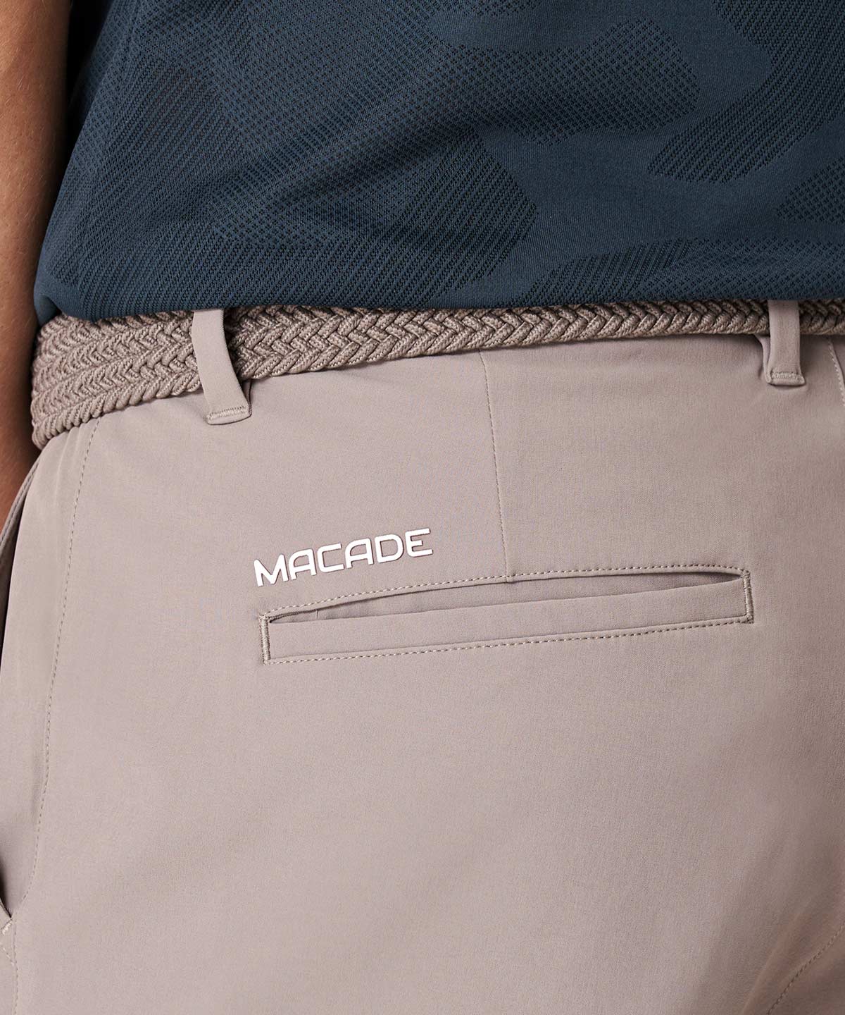 Khaki Four-Way Stretch Jogger
