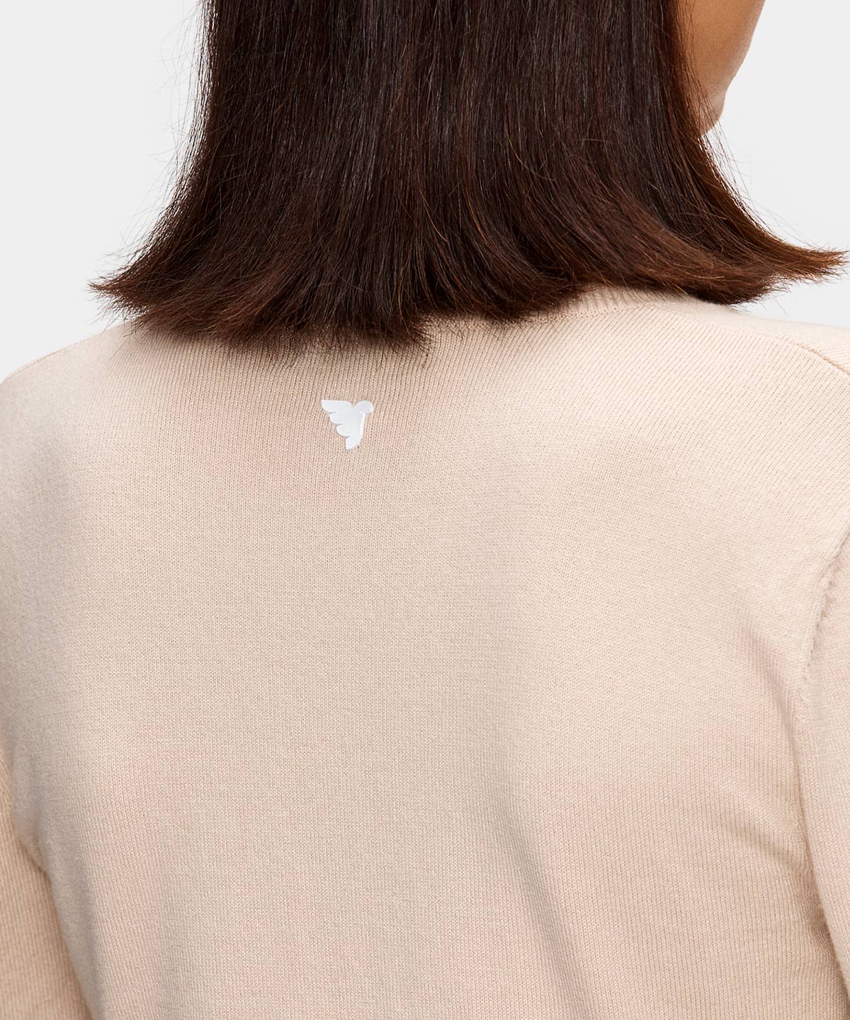 Tan V-Neck TX Sweater Macade Golf