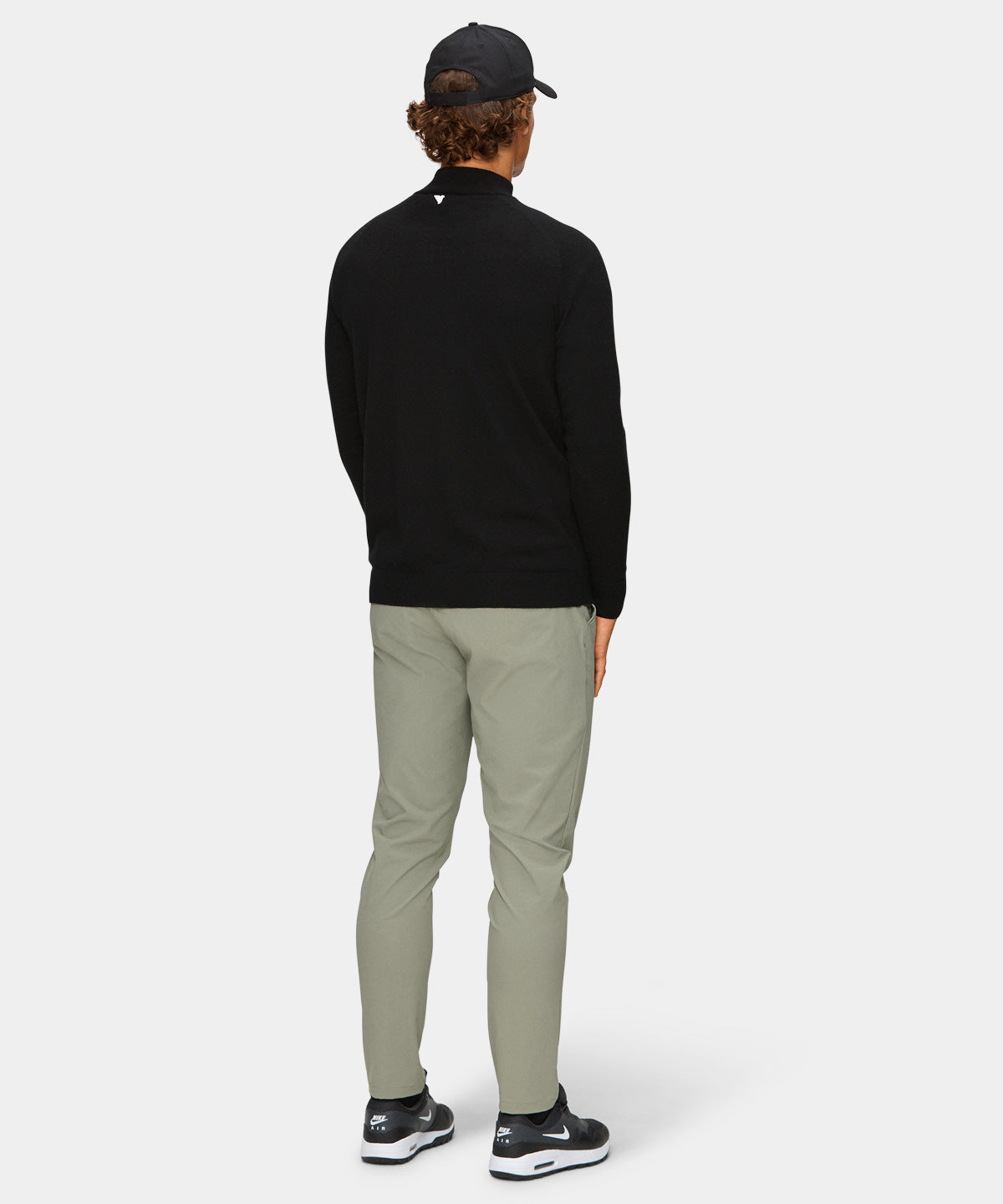 Black Merino TX Quarter Zip Macade Golf