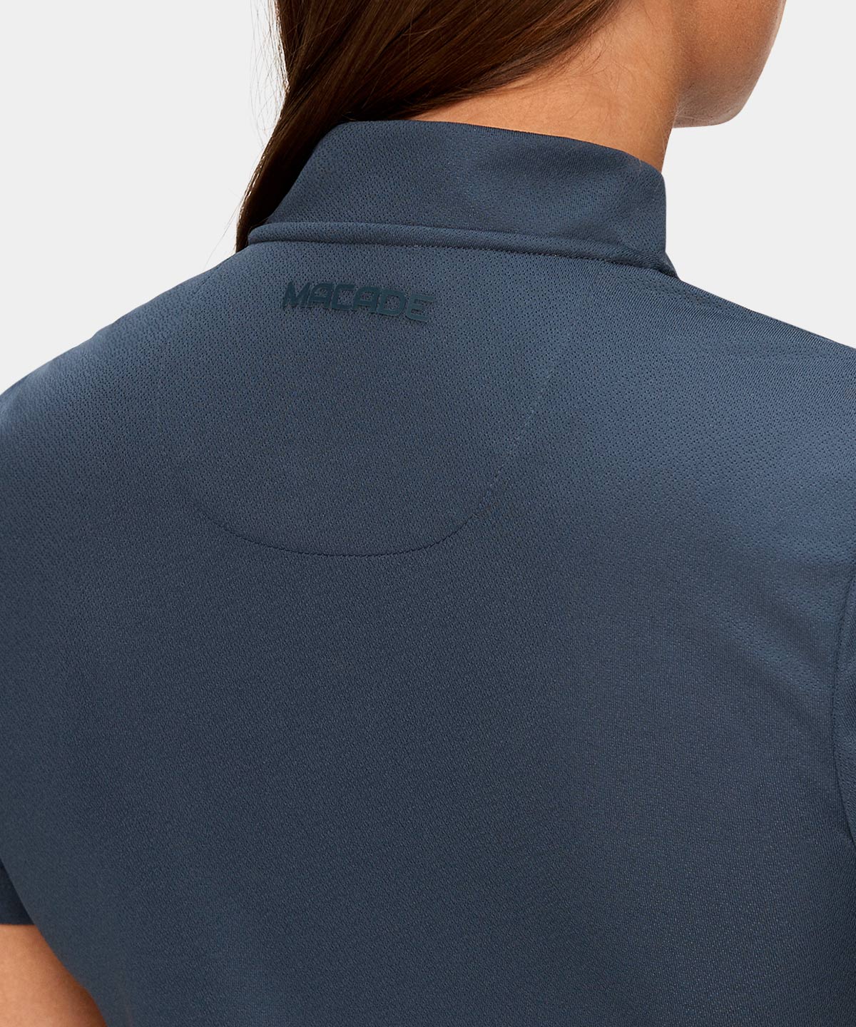 Stone Blue Flow Bomber Shirt Macade Golf