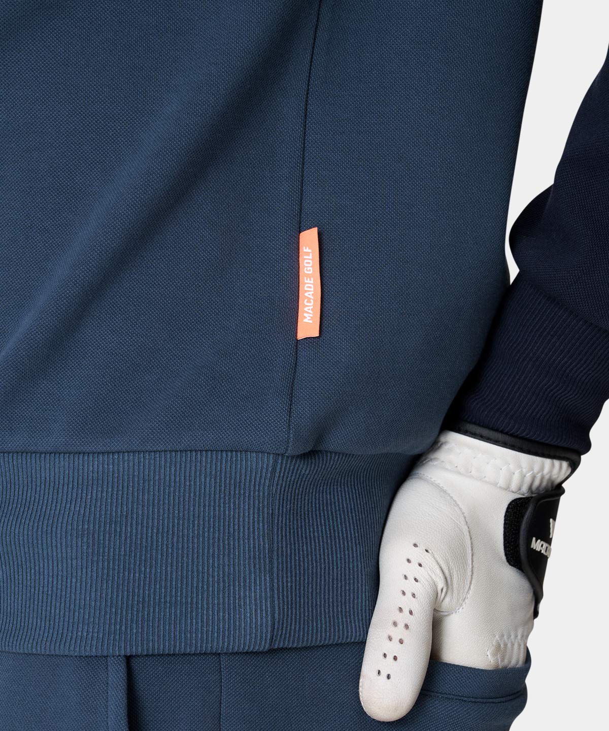 Stone Range Block Zip Sweater