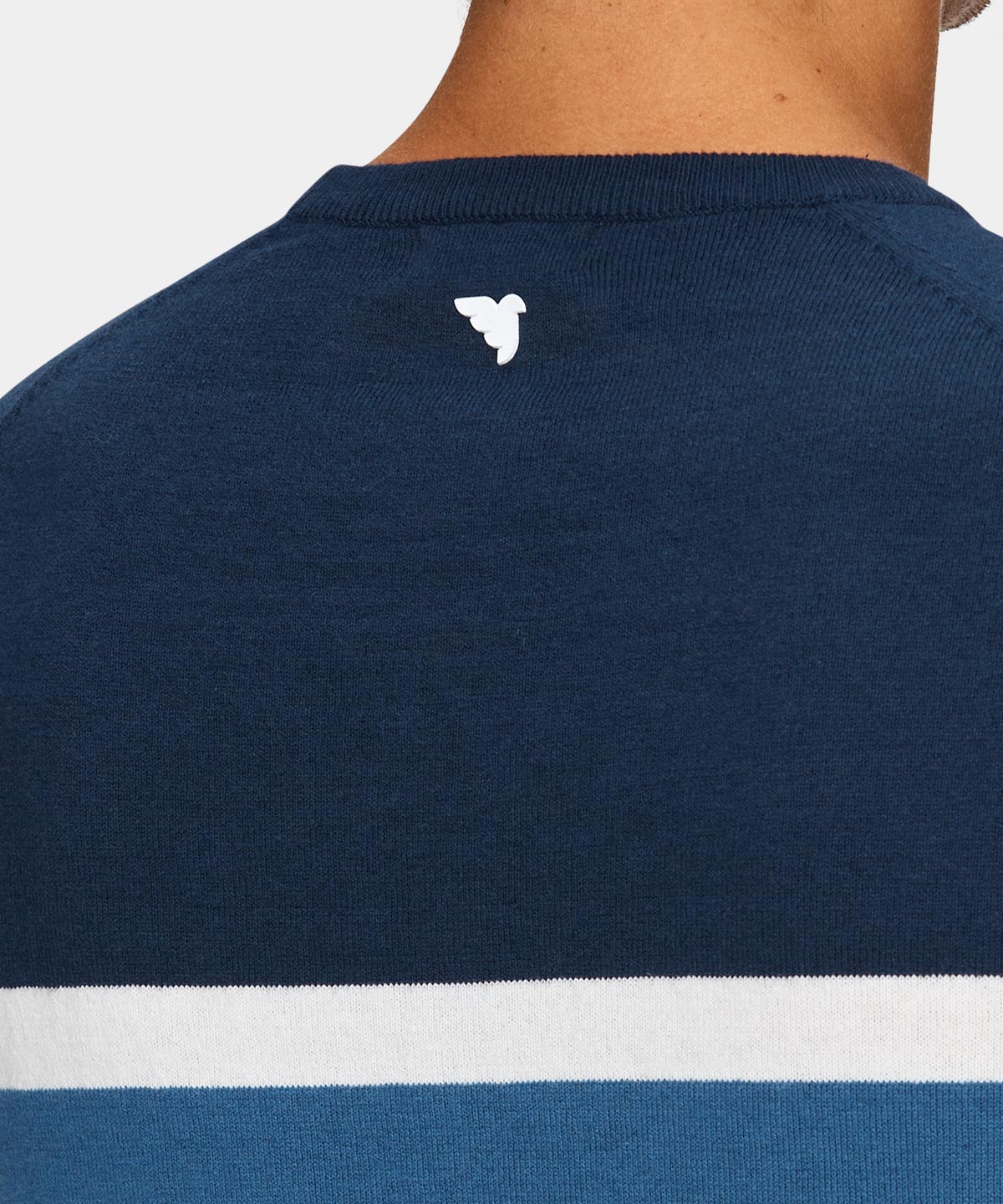 Cobalt Colorblock Crewneck Macade Golf