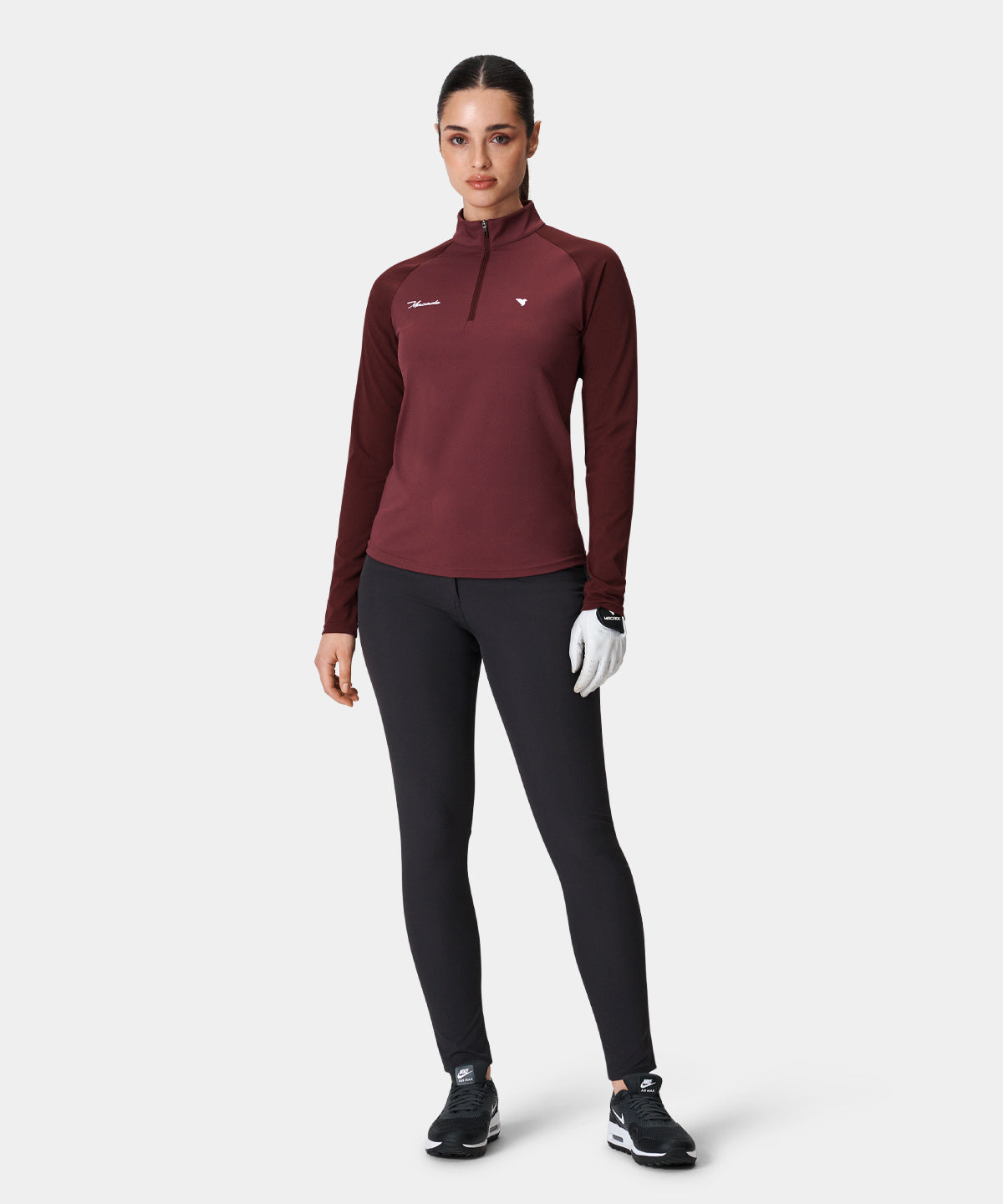 Tour Quarter Zip - Burgundy