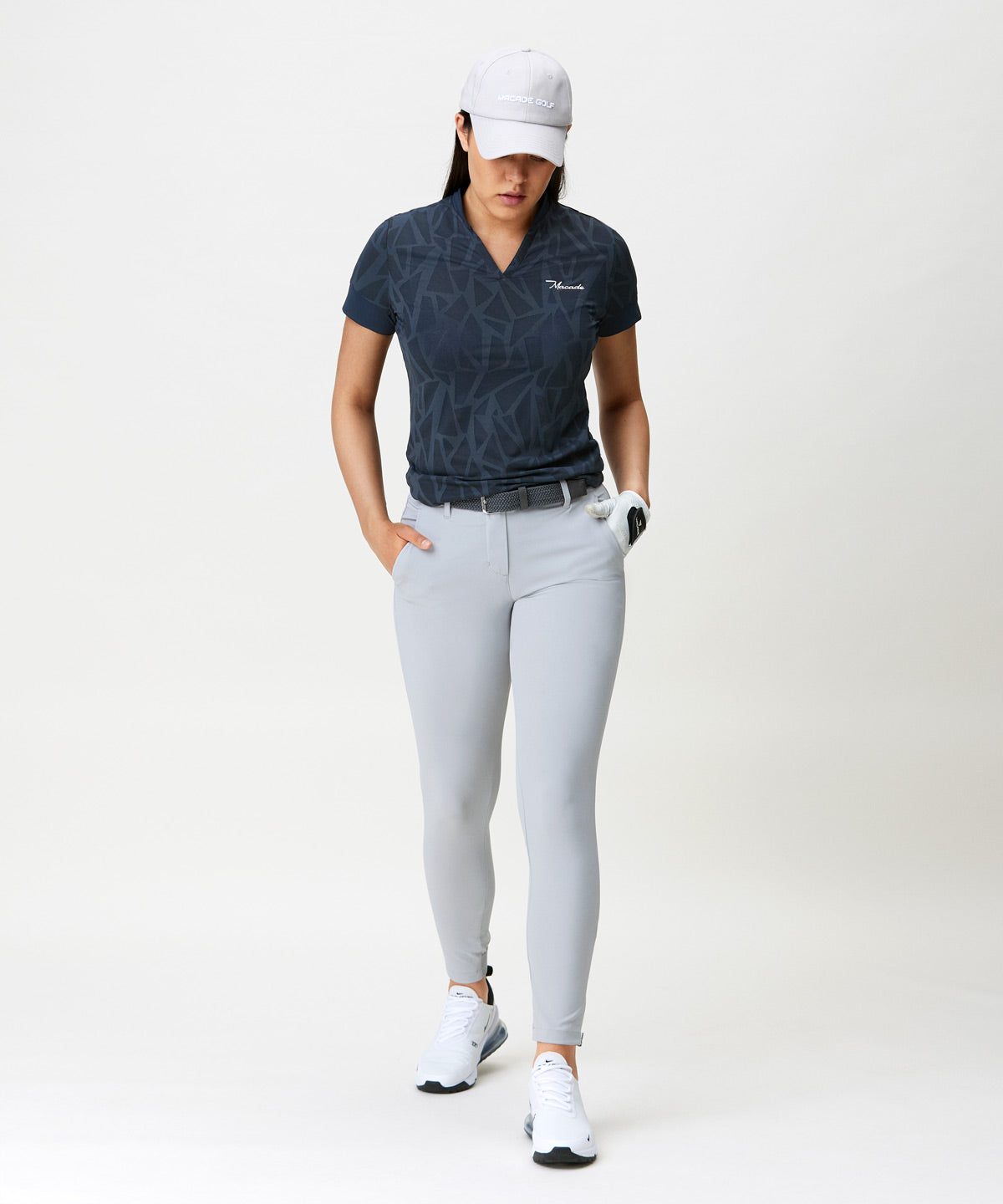 Gaia Open Pebble Shirt Macade Golf