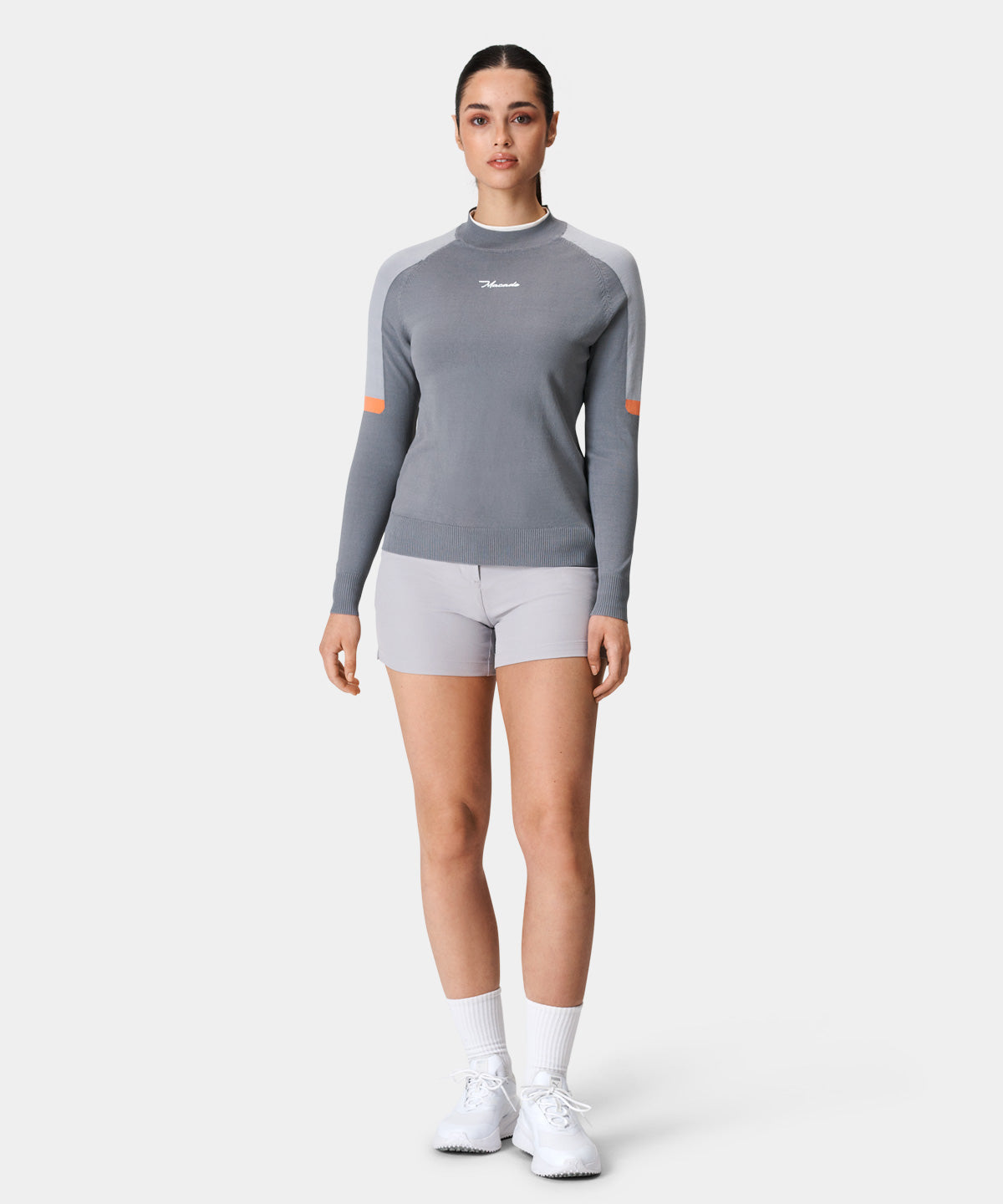 Grey TR Tour Mock Neck