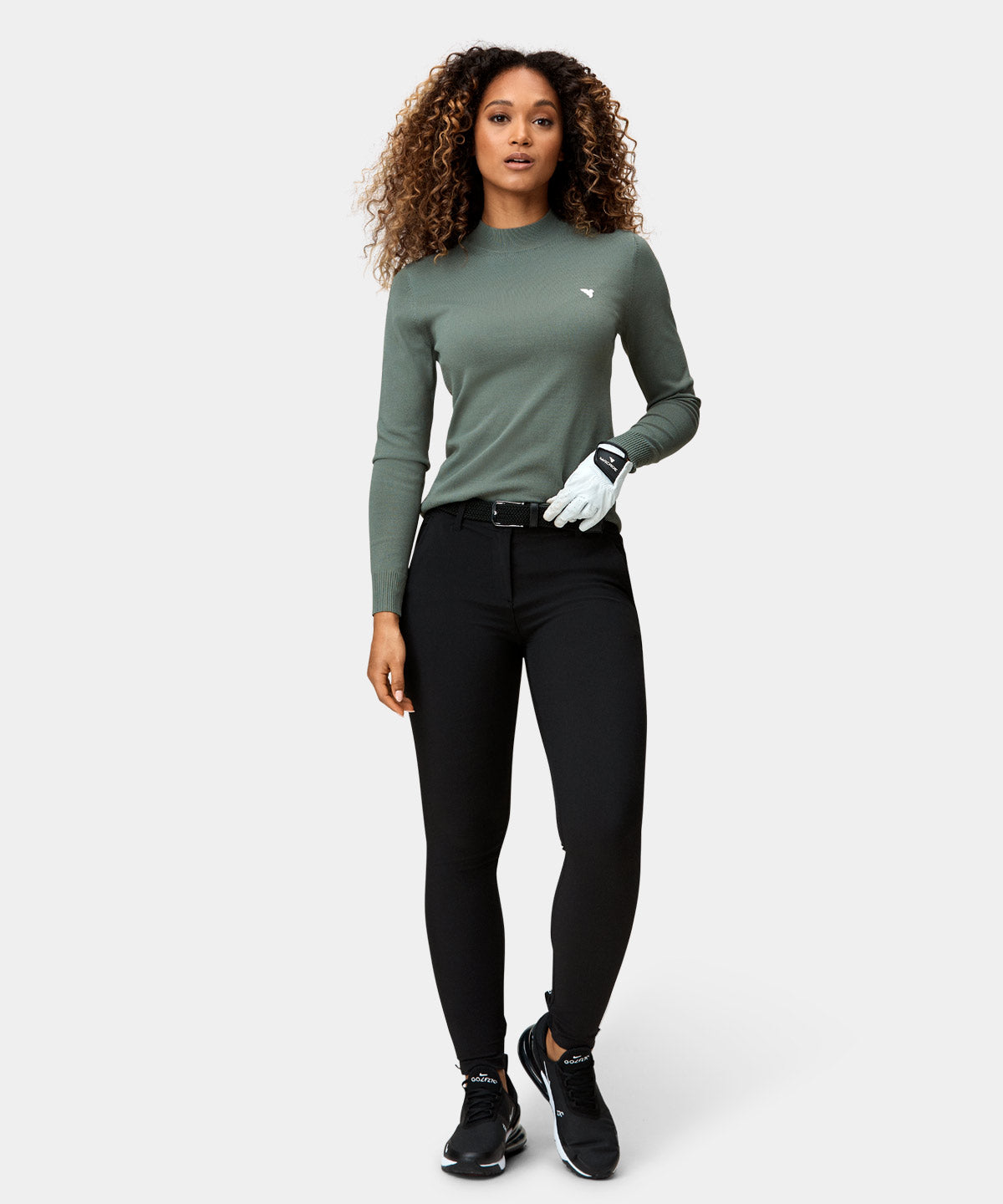 Sage Tech Mock Neck Macade Golf