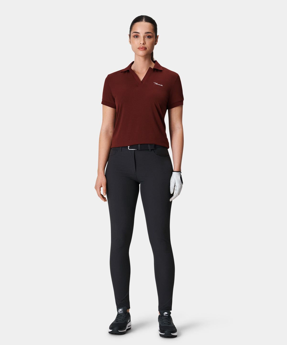 Sadie Burgundy Open Shirt