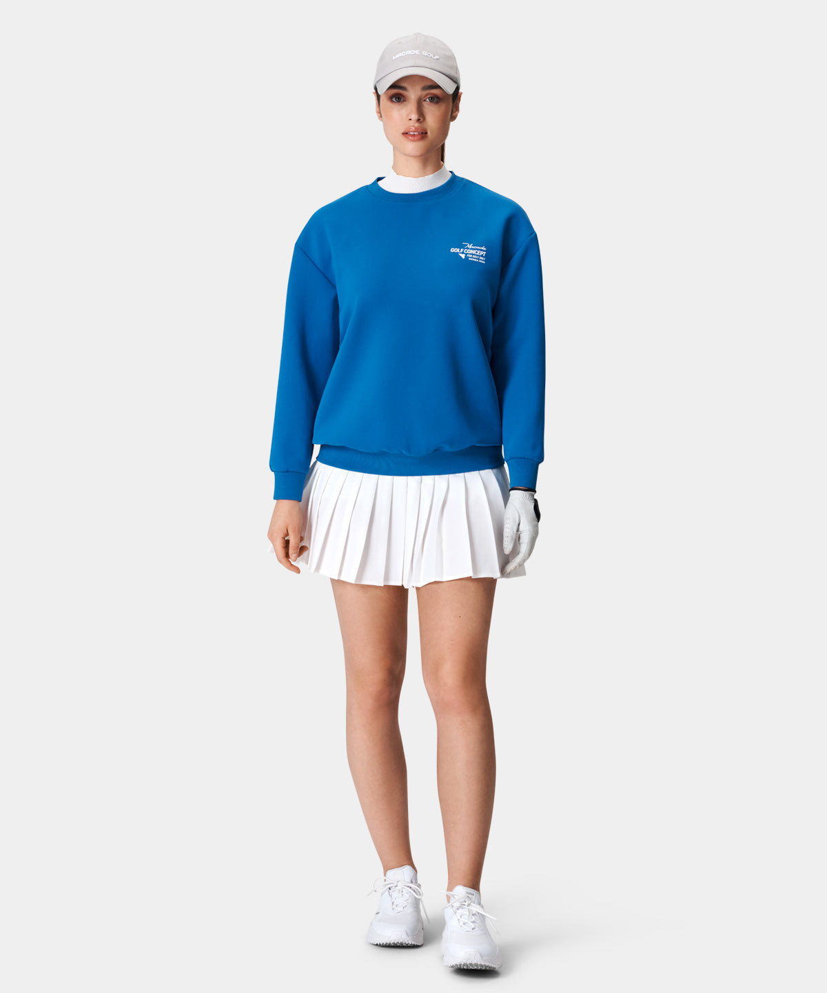 Zoe Boxy Sweater - Cobalt
