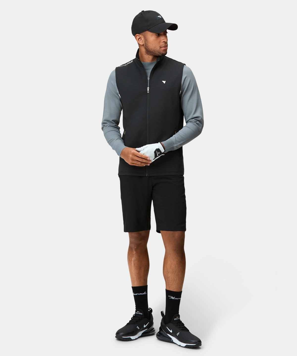 Black Therma Gilet Macade Golf