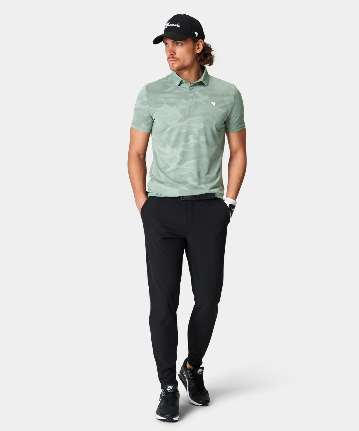Nolan Sage Green Camo Shirt