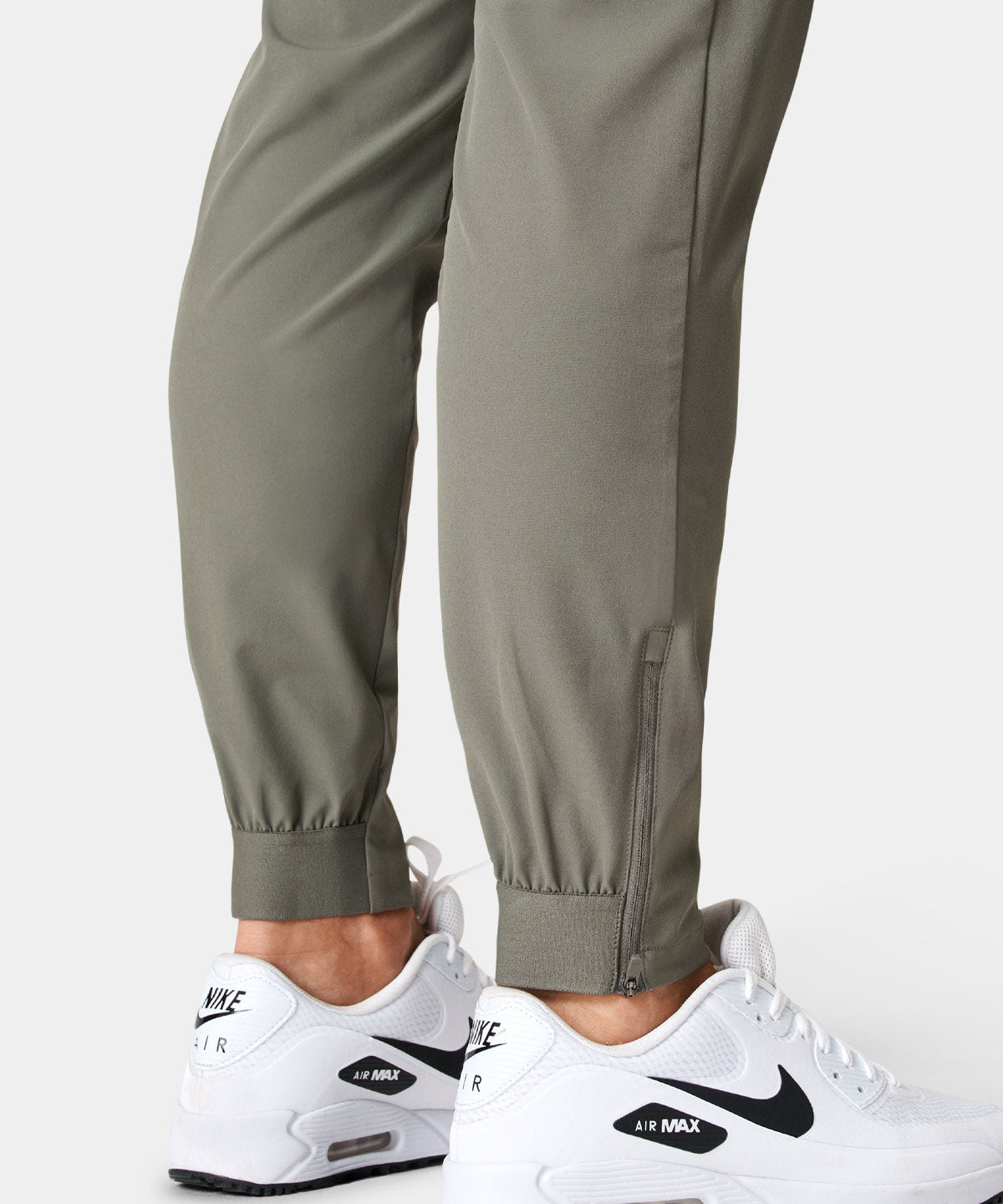 Jade Green Four-Way Stretch Jogger