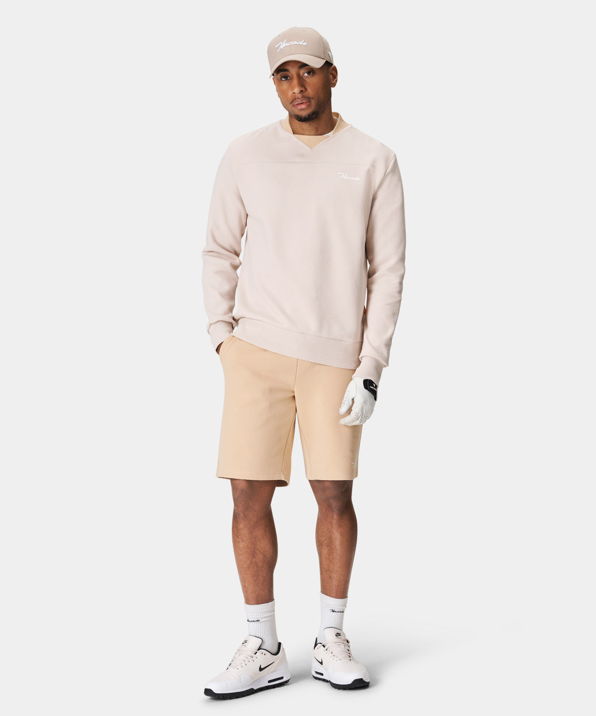 TX Tour Bomber Sweater - Sand