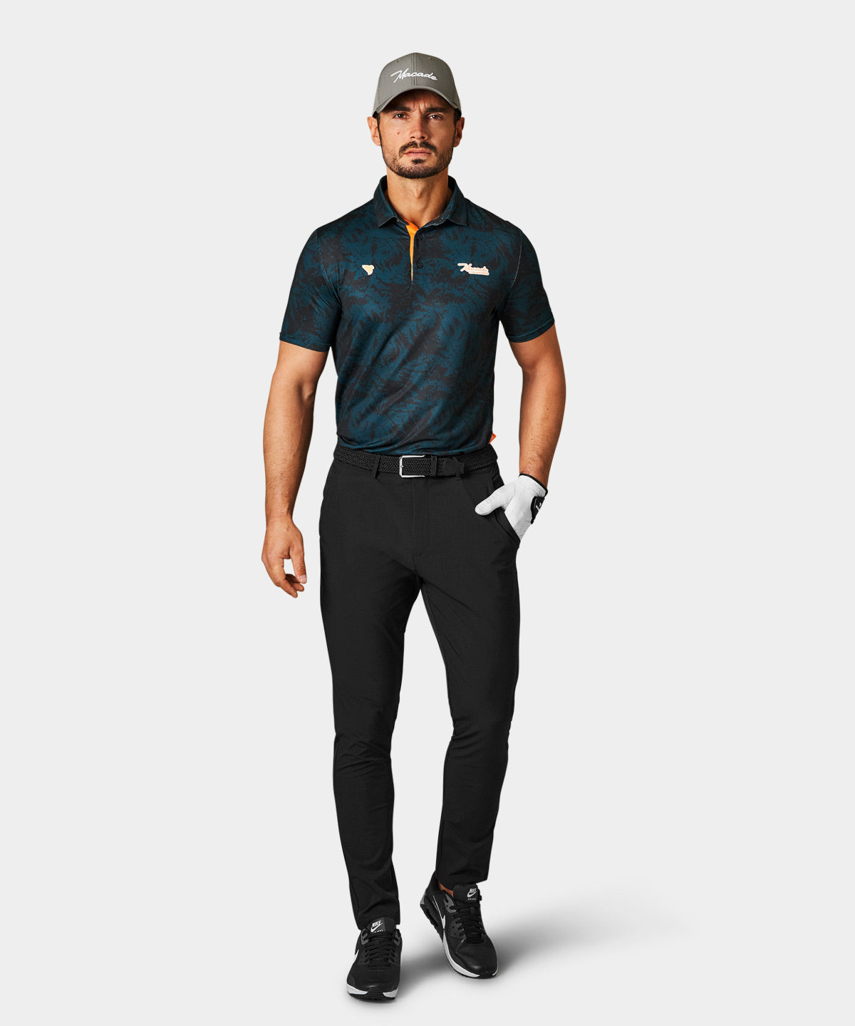 Fern Green Script Polo Shirt