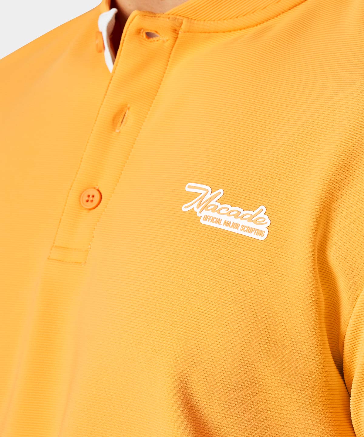 Pampas Orange Script Bomber Shirt