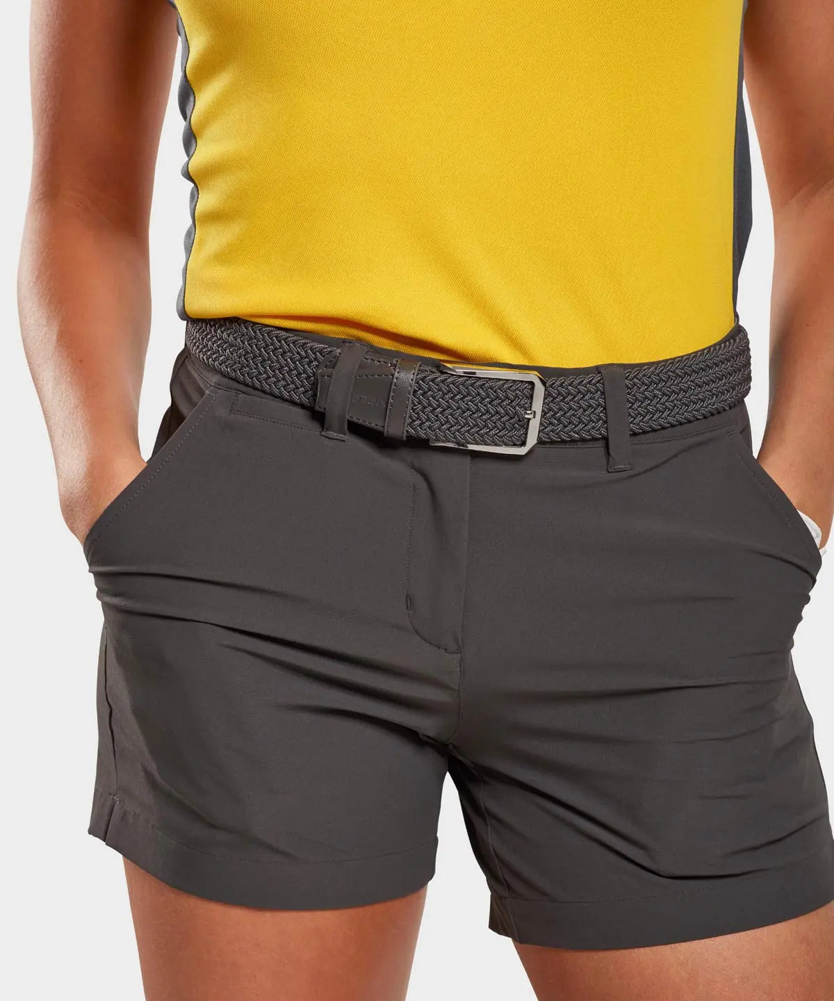 Women's Elastic Grey Belt Macade Golf