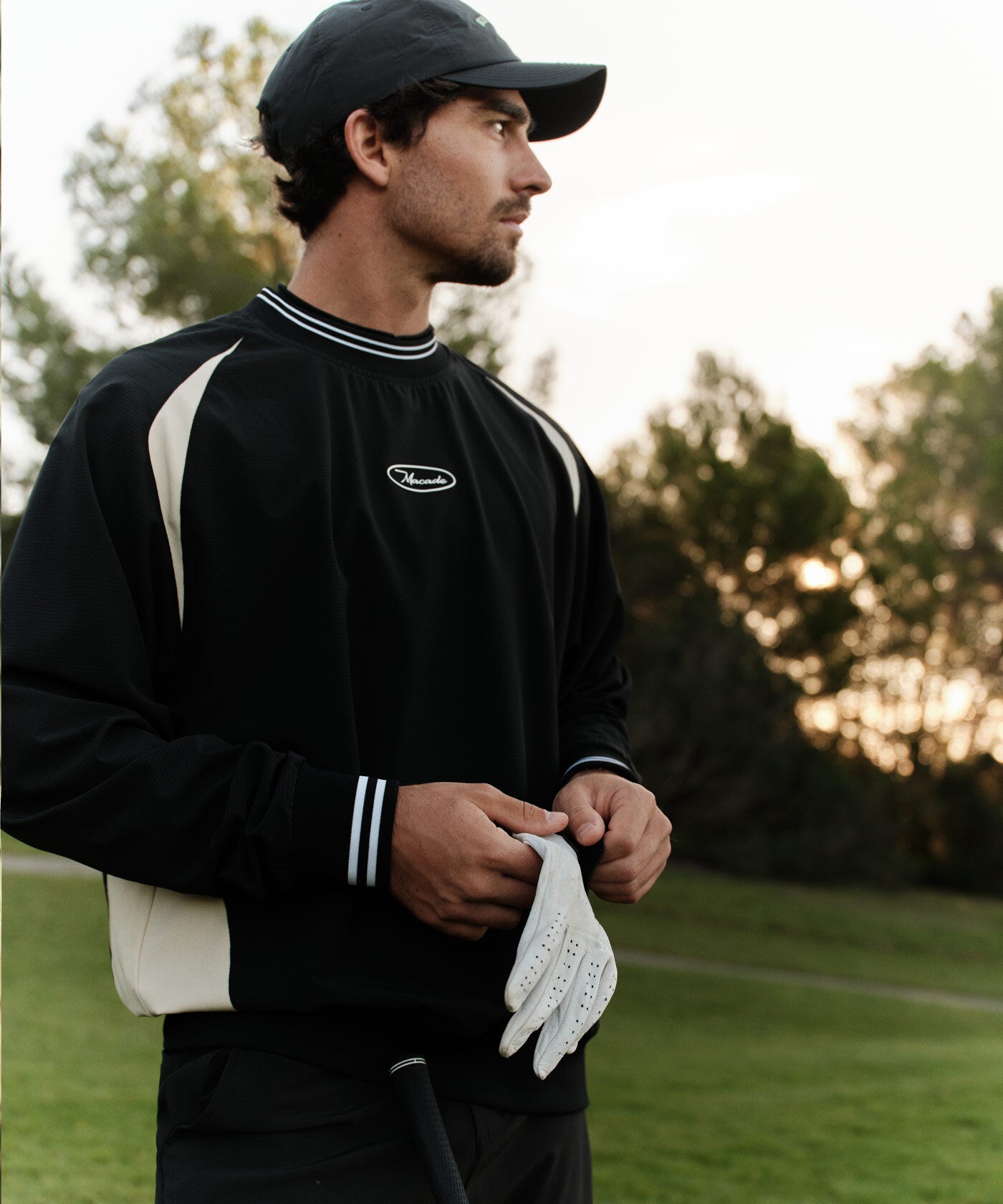 Black TX Links Windbreaker