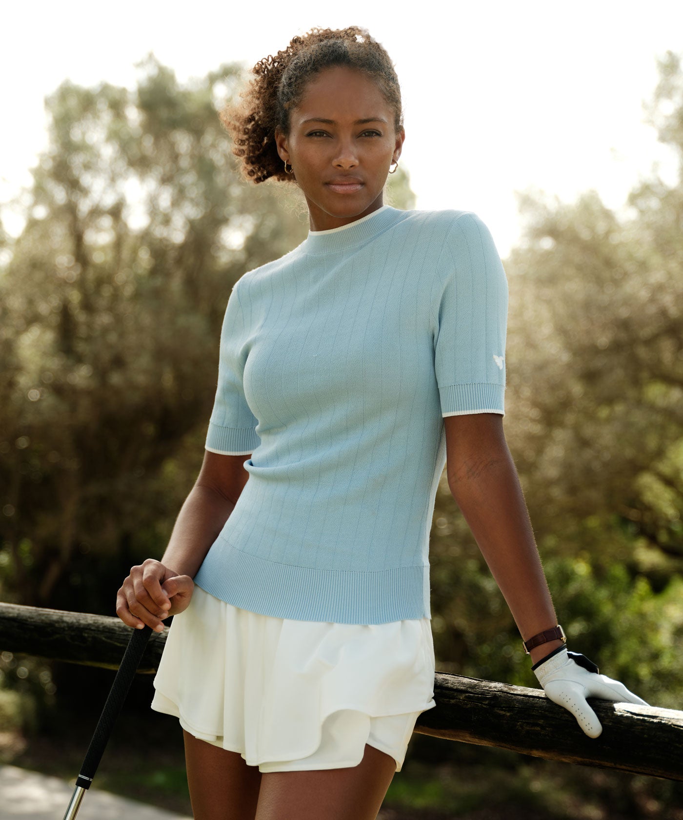 Gigi Light Blue Wave Top